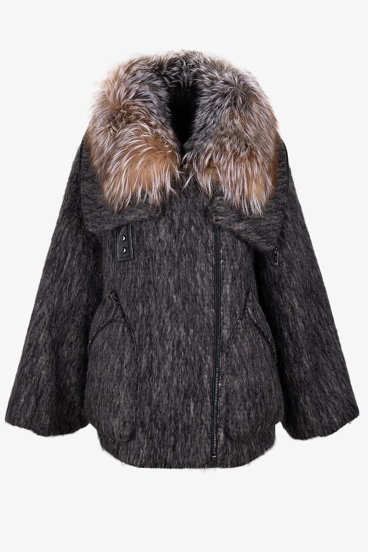 Valmenti Kadın Tekstil Kahverengi Kaban