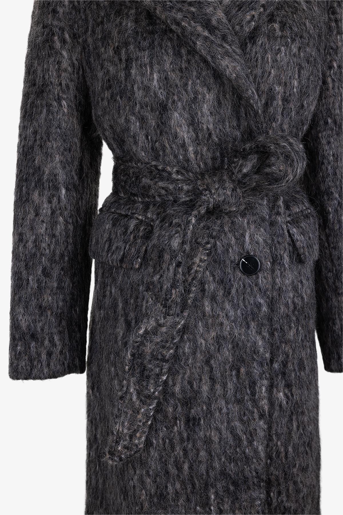 Valmenti Kadın Tekstil Vizon Kaban