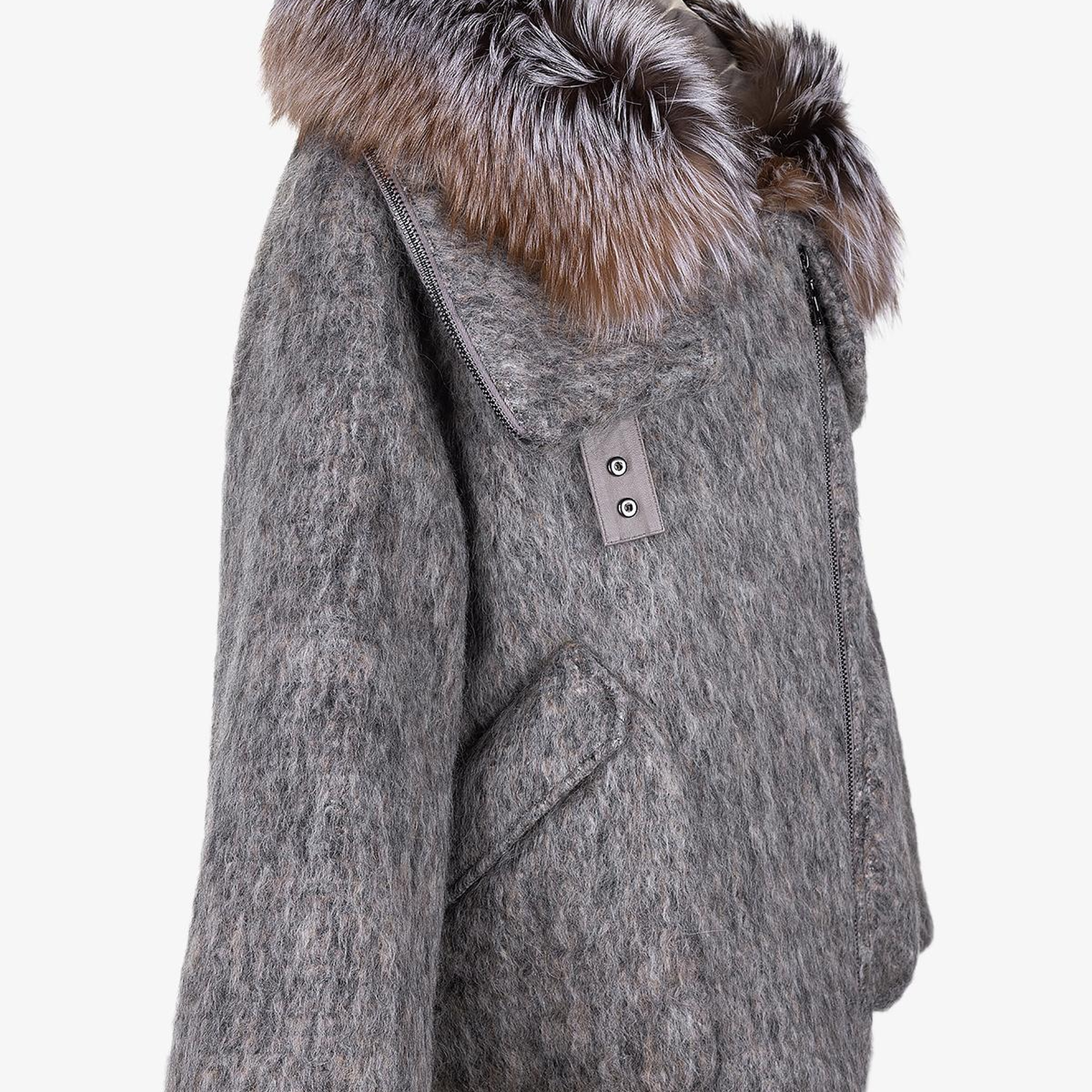 Valmenti Kadın Tekstil Vizon Kaban