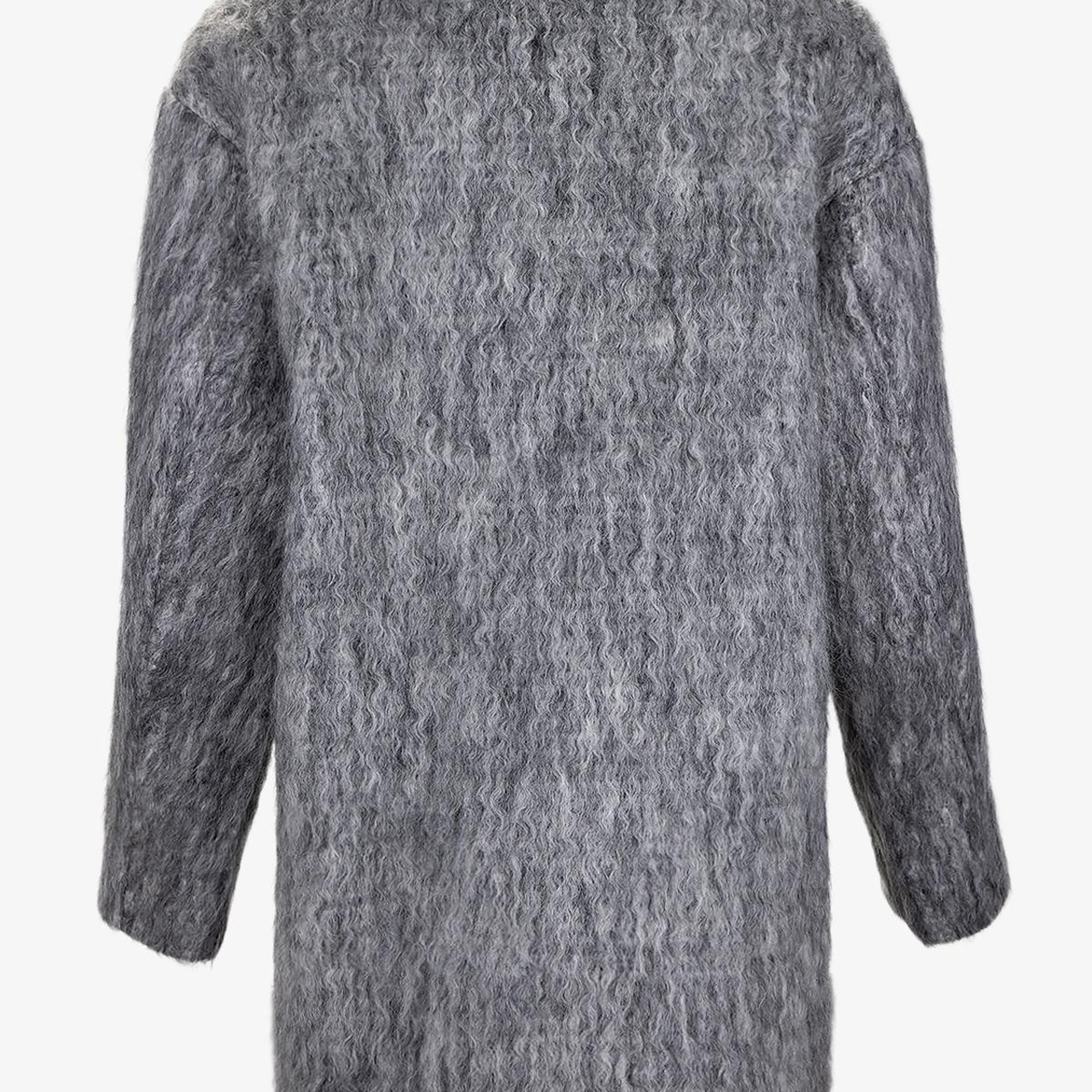 Valmenti Kadın Tekstil Gri Kaban