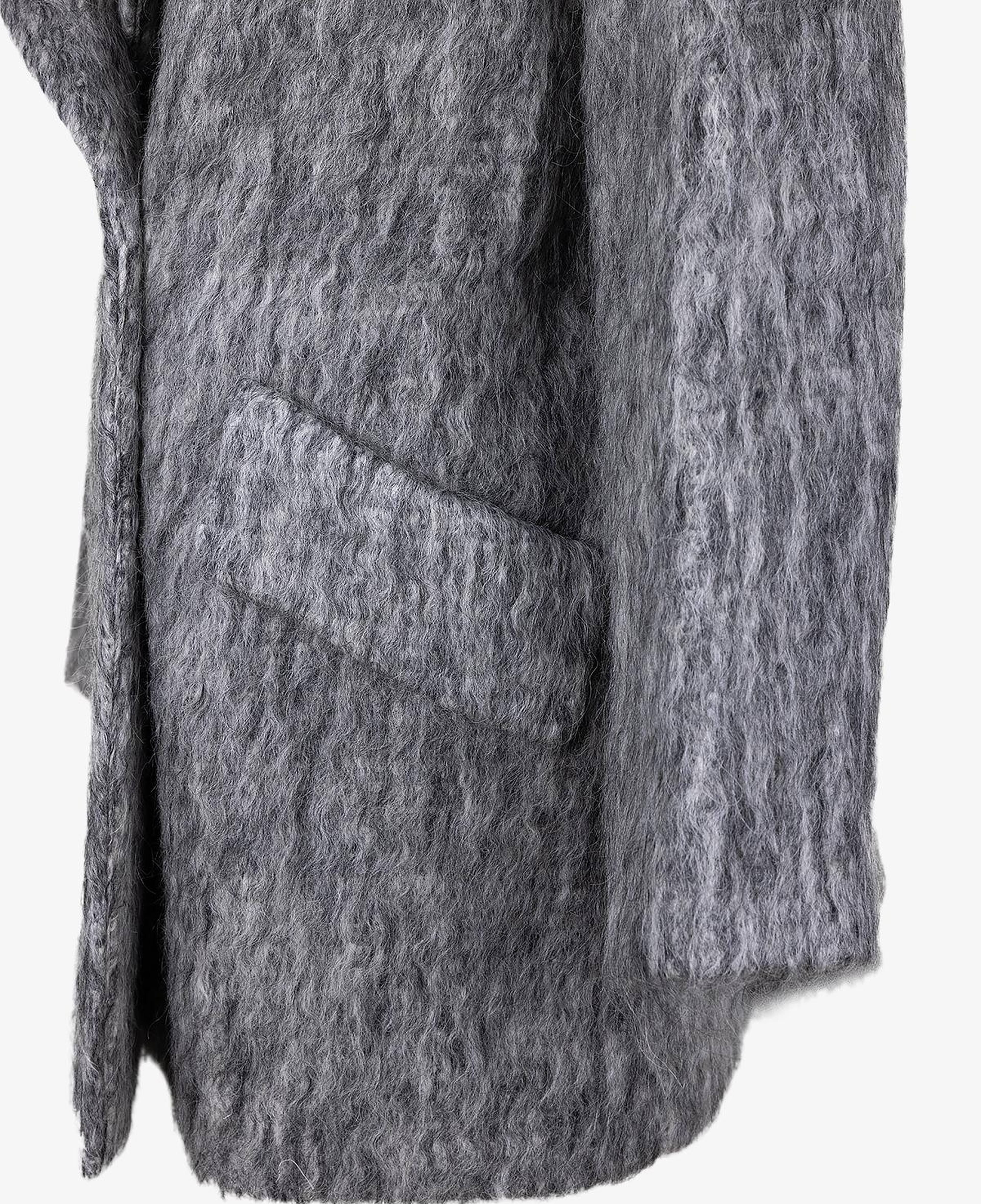 Valmenti Kadın Tekstil Gri Kaban