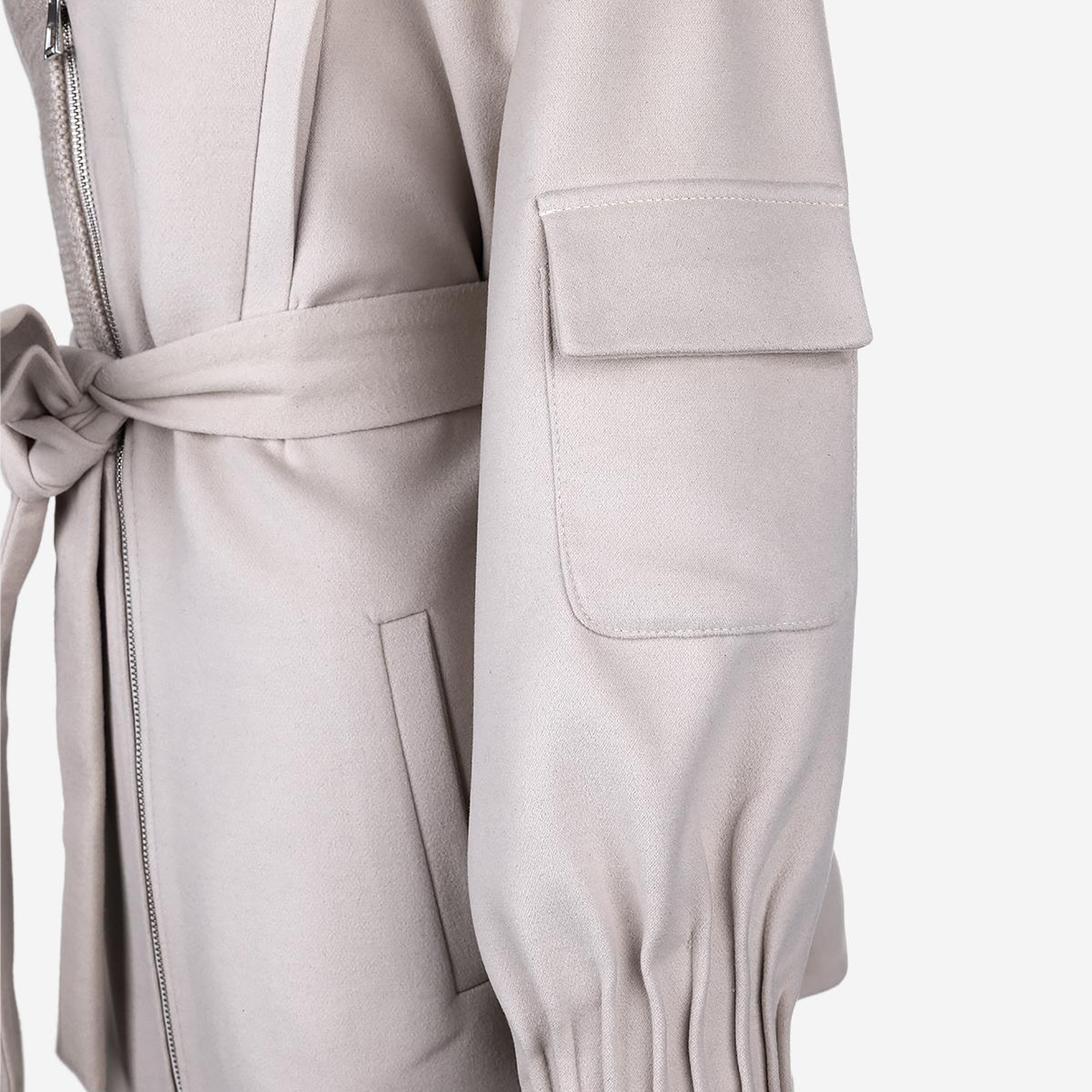 Valmenti Kadın Tekstil Bej Kaban