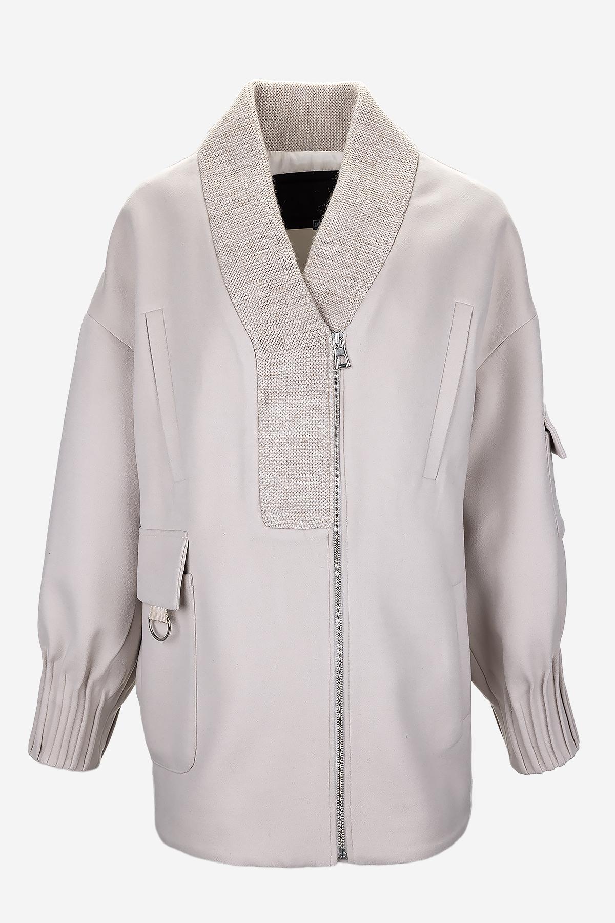 Valmenti Kadın Tekstil Bej Kaban