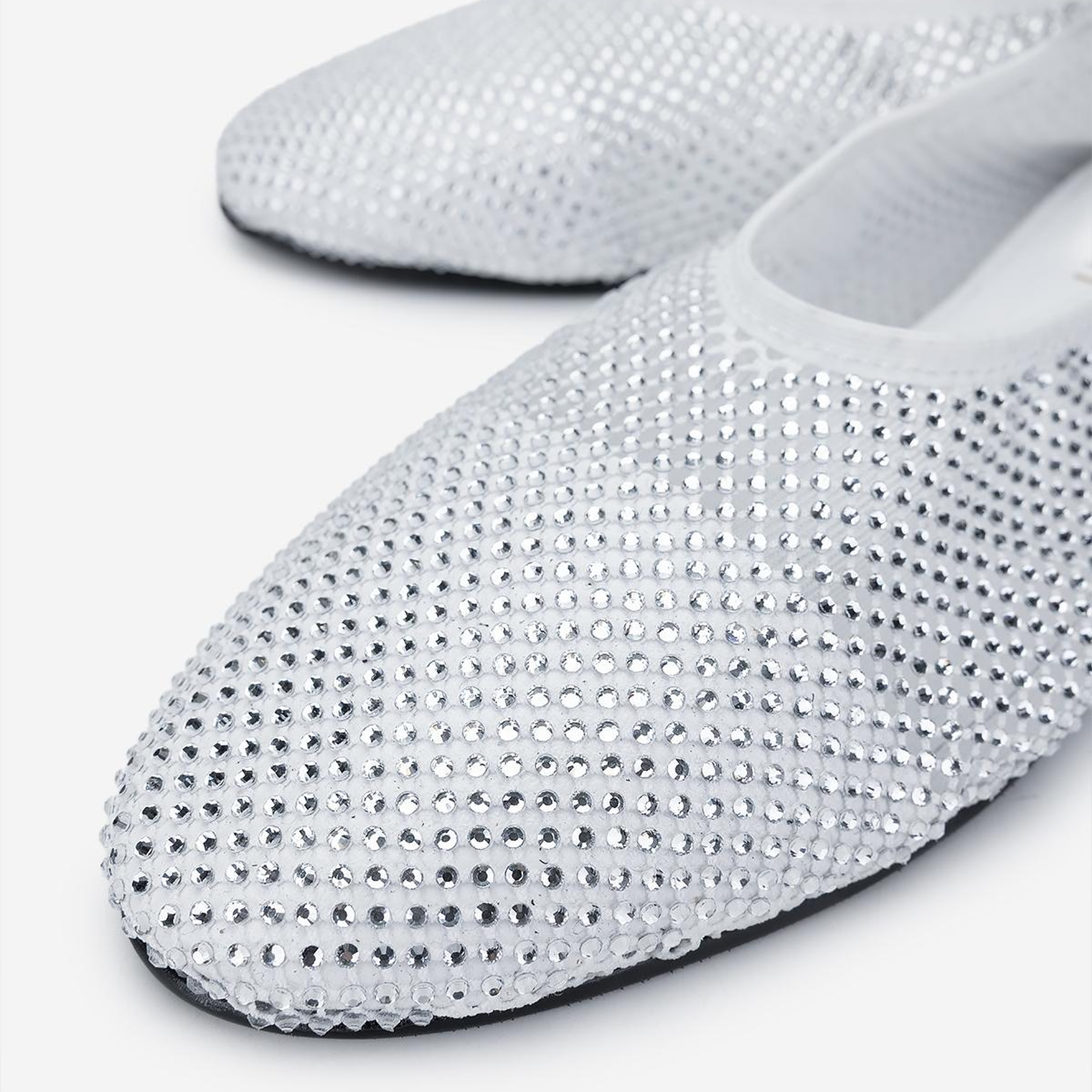 Valmenti Kadın Deri & Tekstil Beyaz Babet Ayakkabı