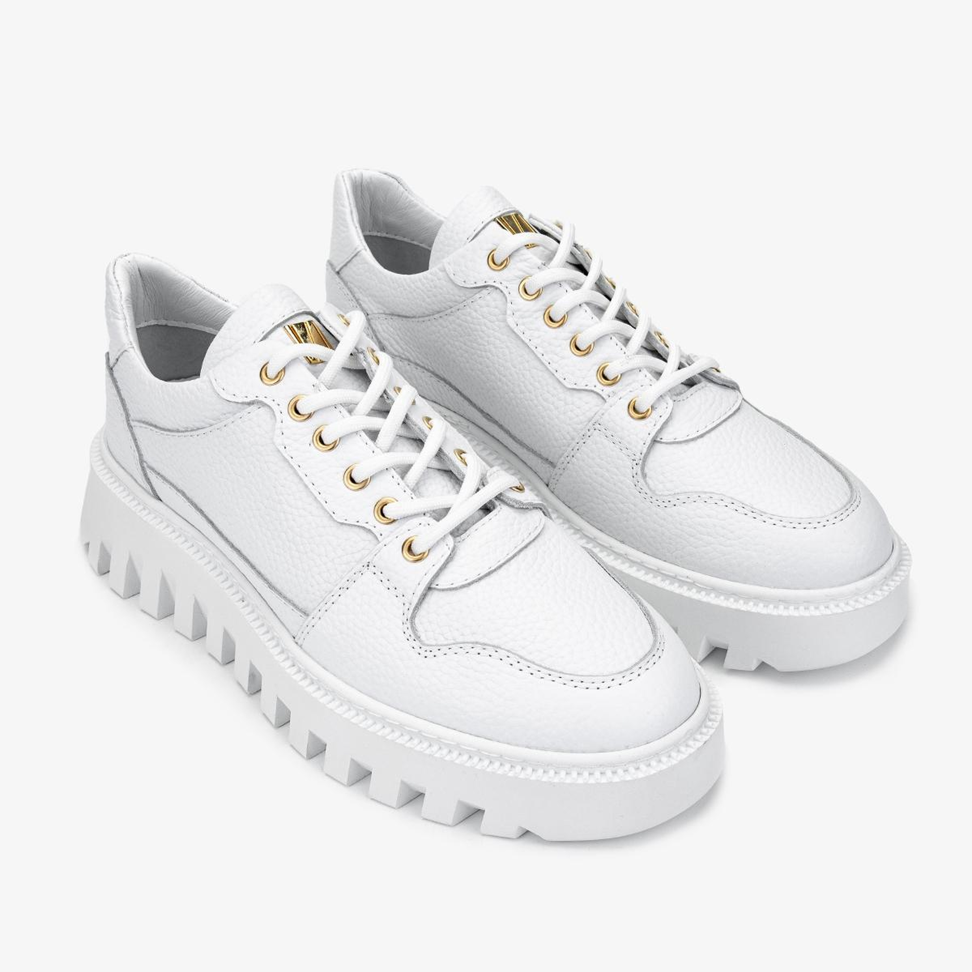 Valmenti Erkek Hakiki Deri Beyaz Sneakers & Spor Ayakkabı