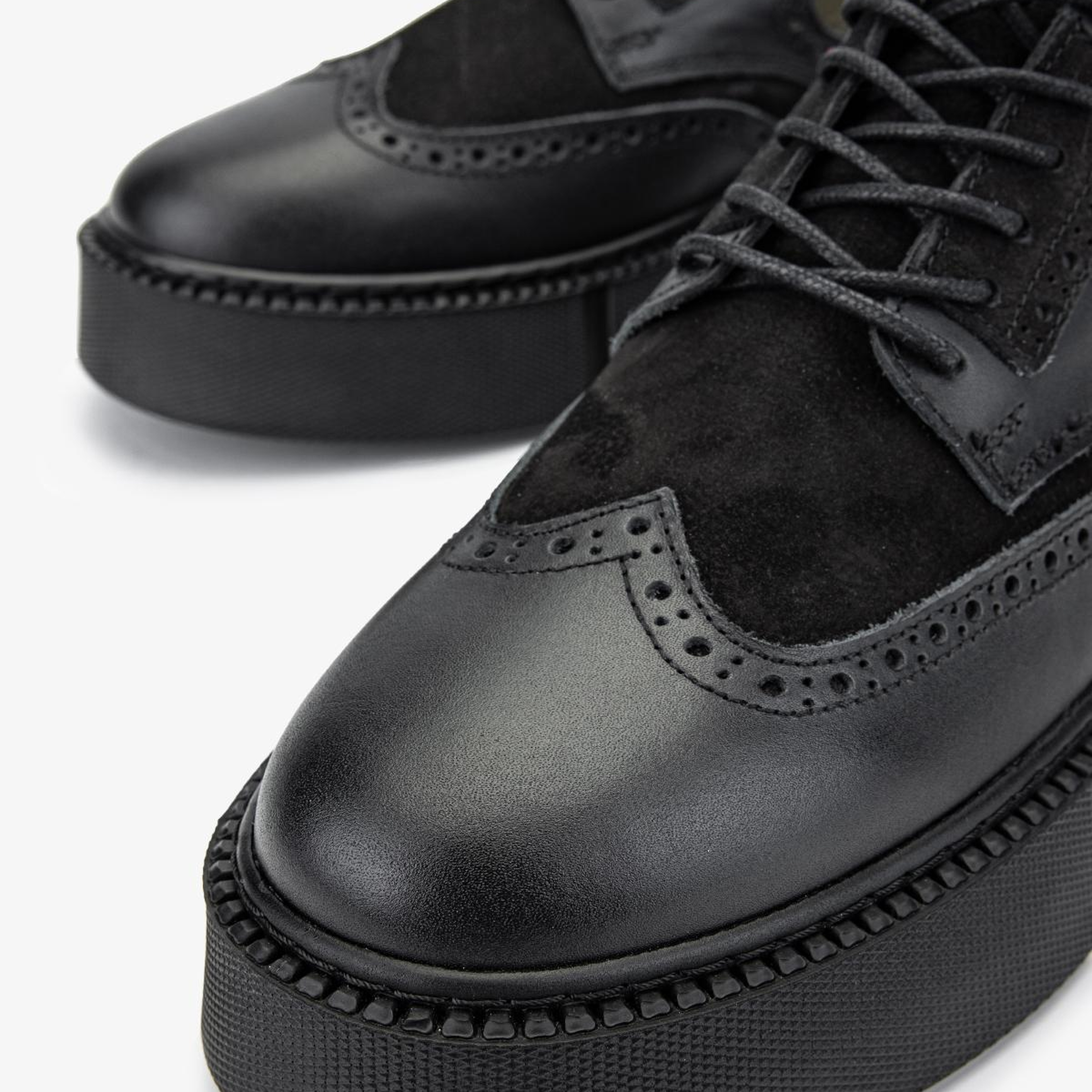 Valmenti Erkek Hakiki Deri Siyah Sneakers & Spor Ayakkabı