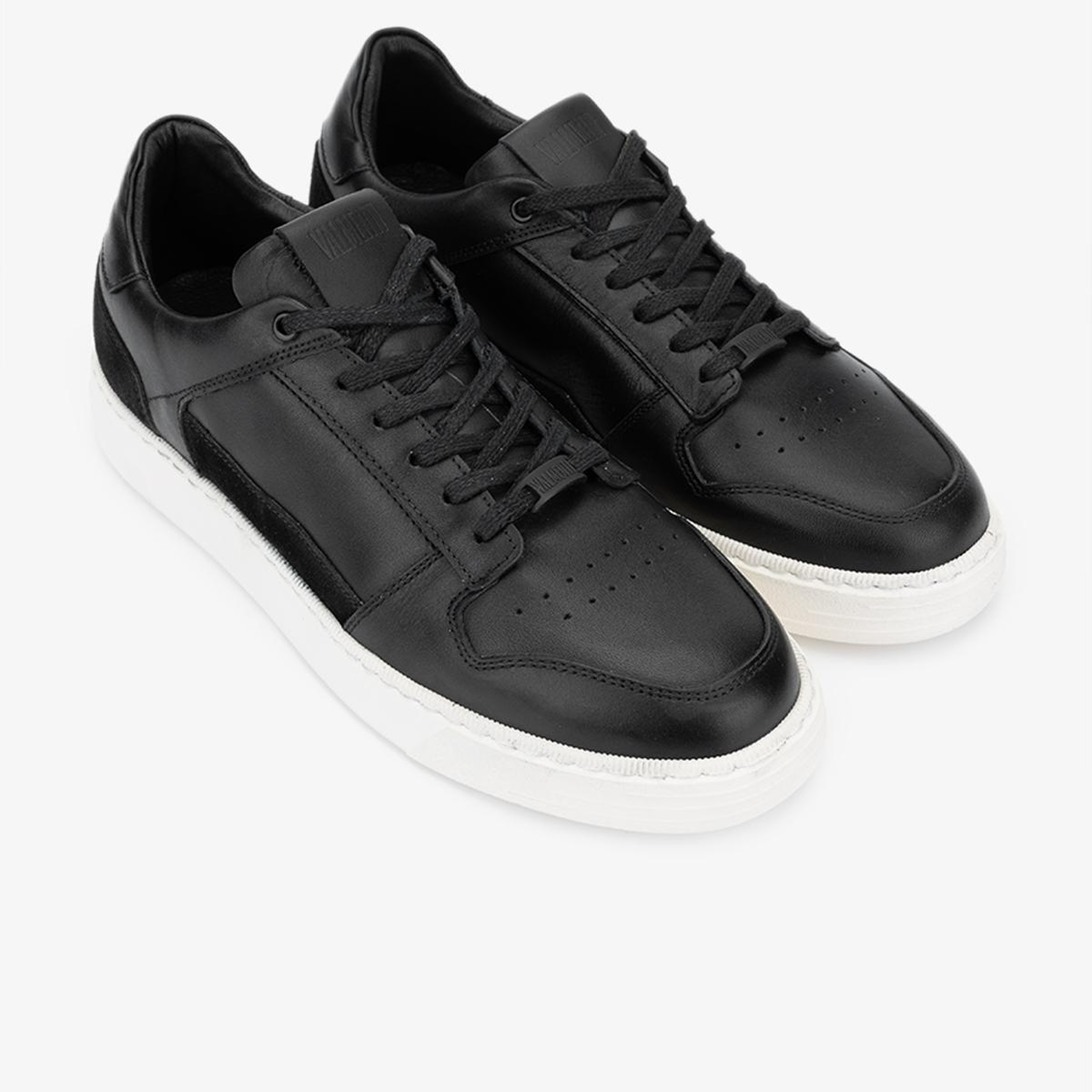 Valmenti Erkek Hakiki Deri Siyah Sneakers & Spor Ayakkabı