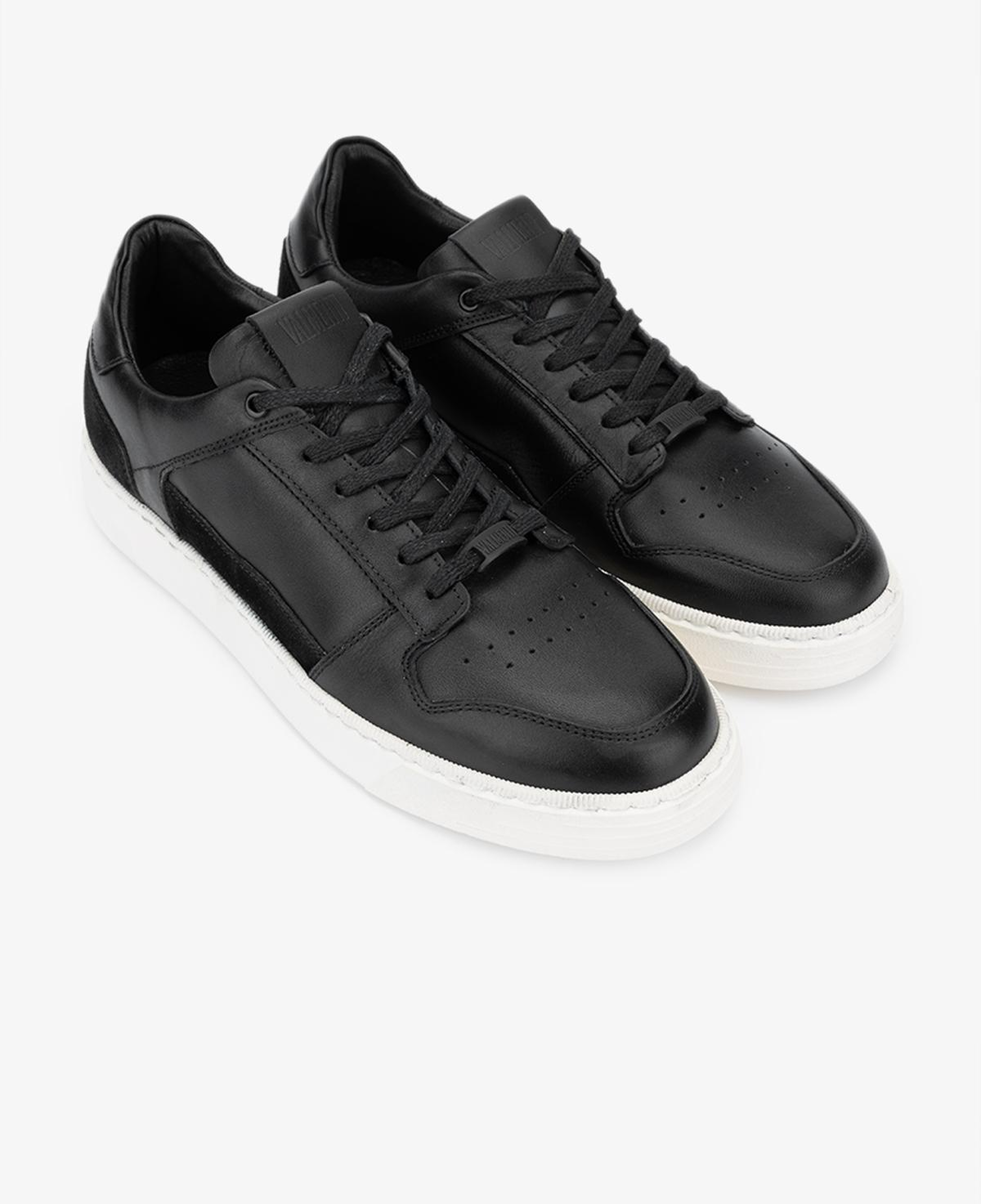 Valmenti Erkek Hakiki Deri Siyah Sneakers & Spor Ayakkabı