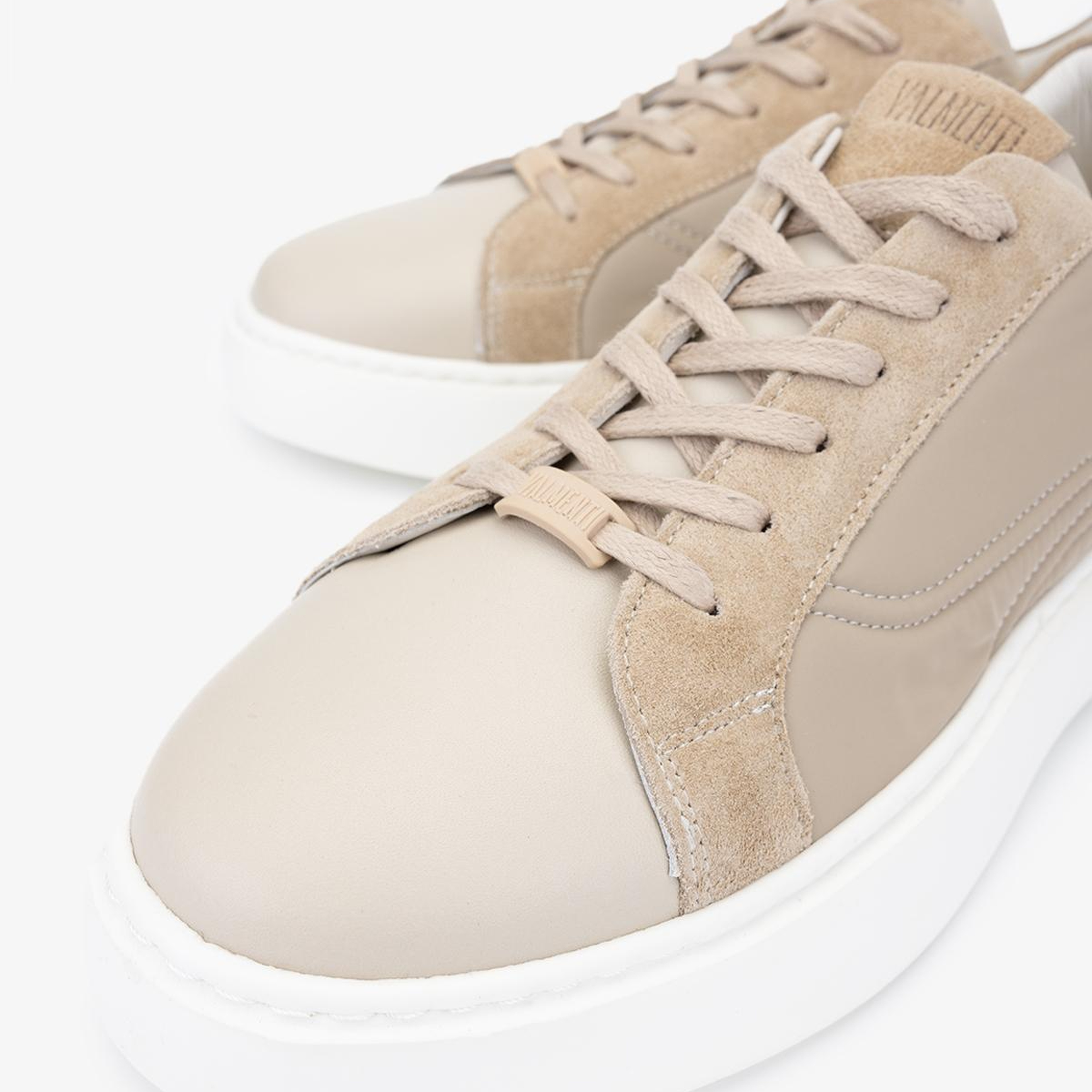 Valmenti Erkek Deri & Tekstil Bej Sneakers & Spor Ayakkabı