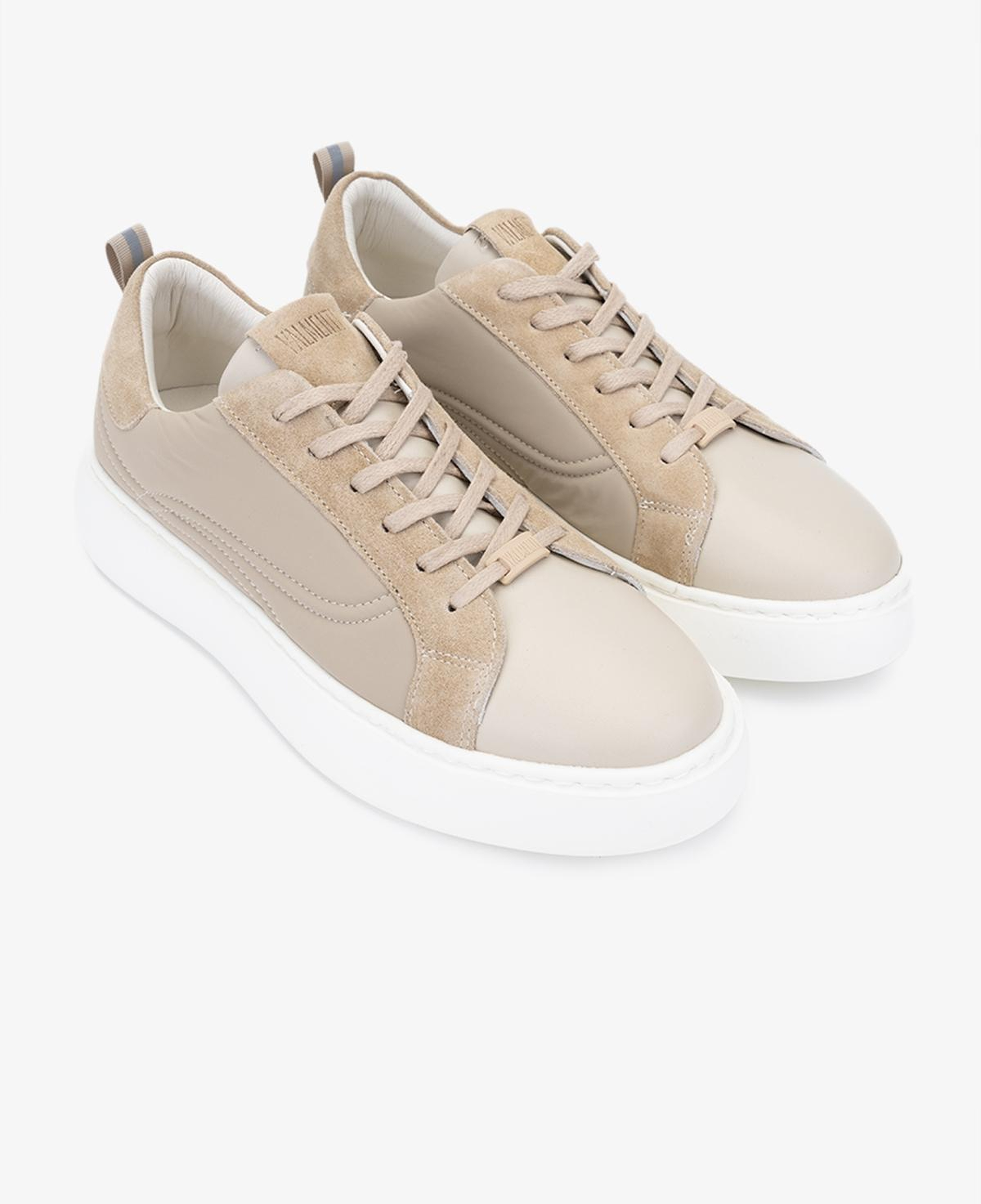 Valmenti Erkek Deri & Tekstil Bej Sneakers & Spor Ayakkabı