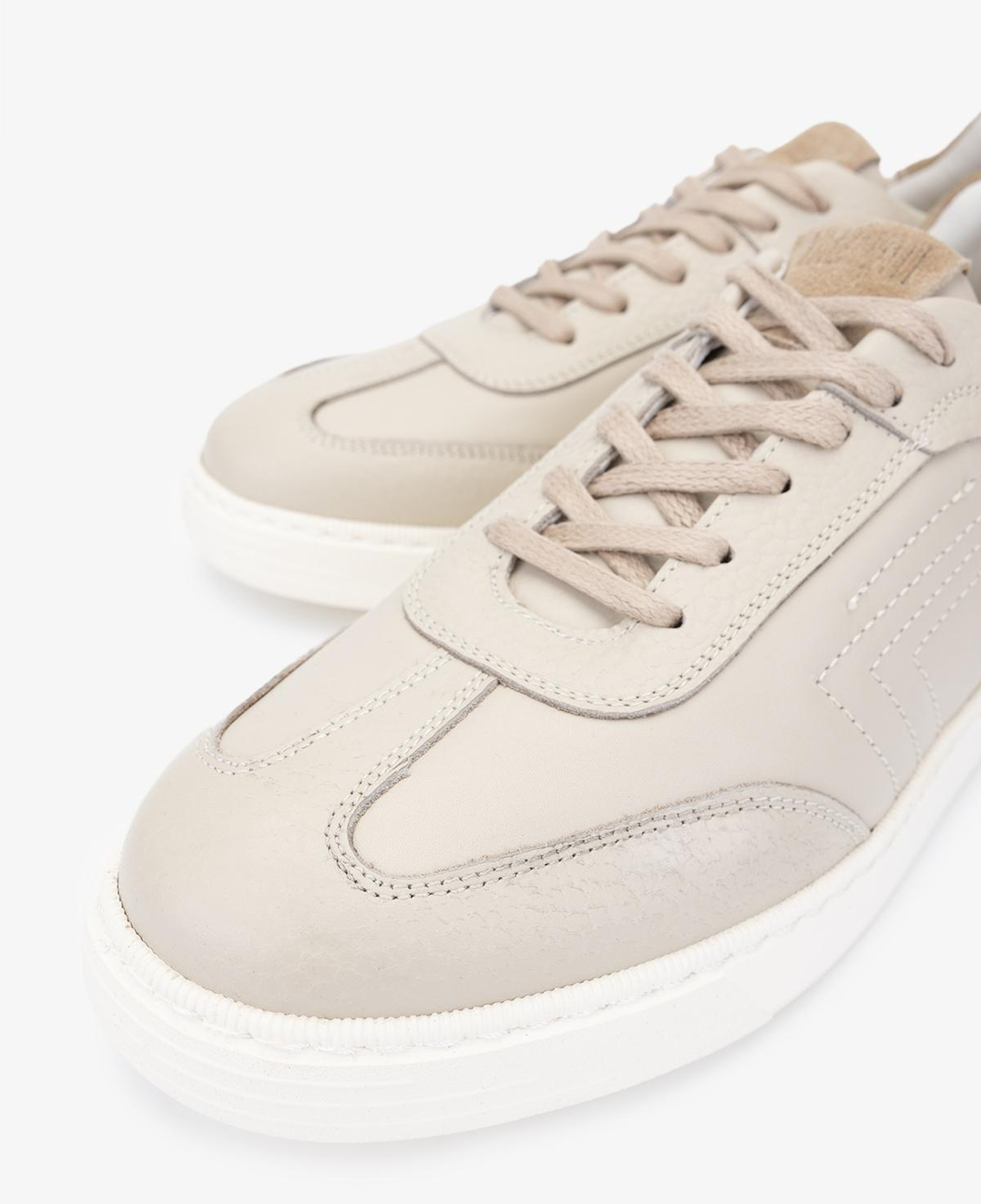 Valmenti Erkek Hakiki Deri Bej Sneakers & Spor Ayakkabı