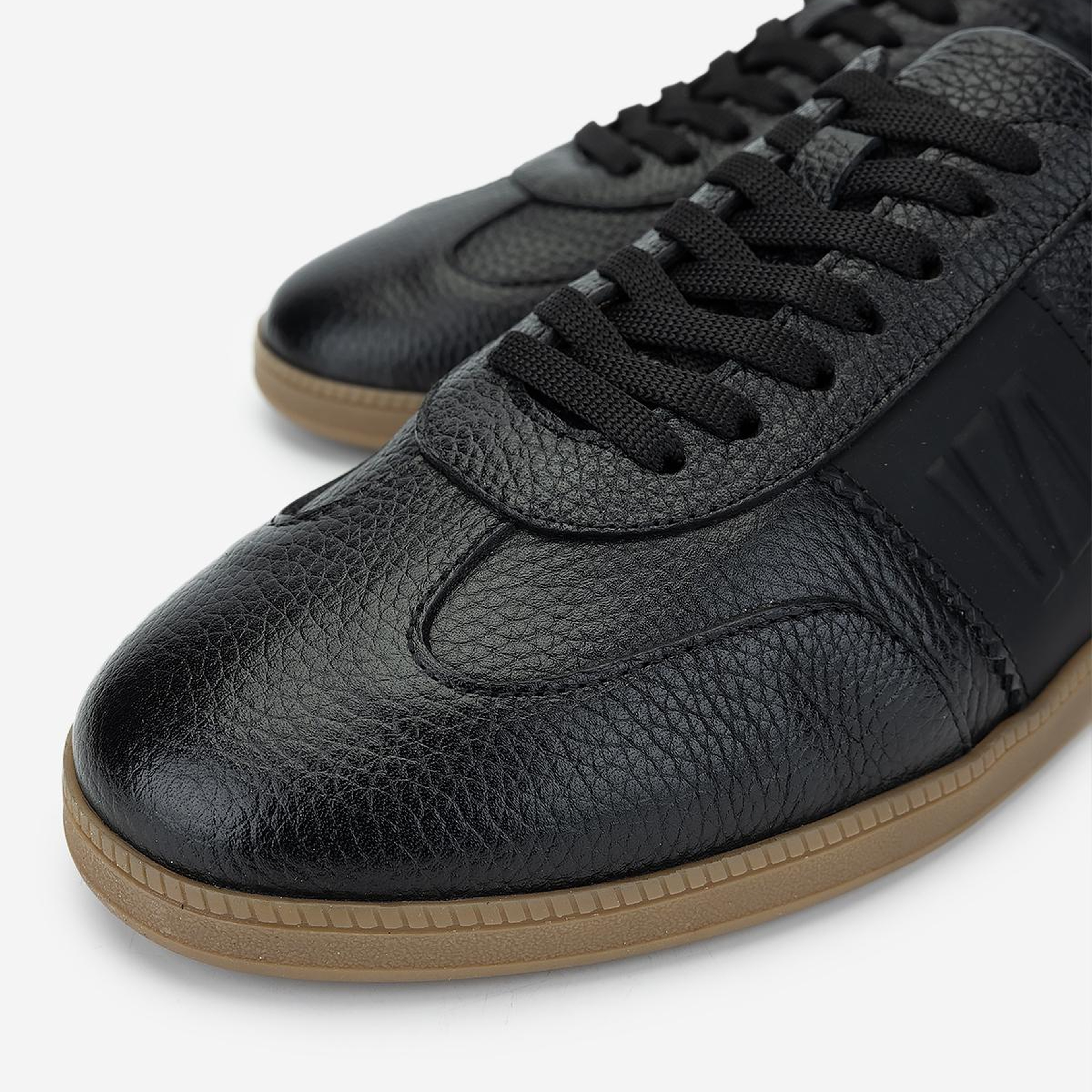 Valmenti Erkek Hakiki Deri Siyah Floter Sneakers & Spor Ayakkabı