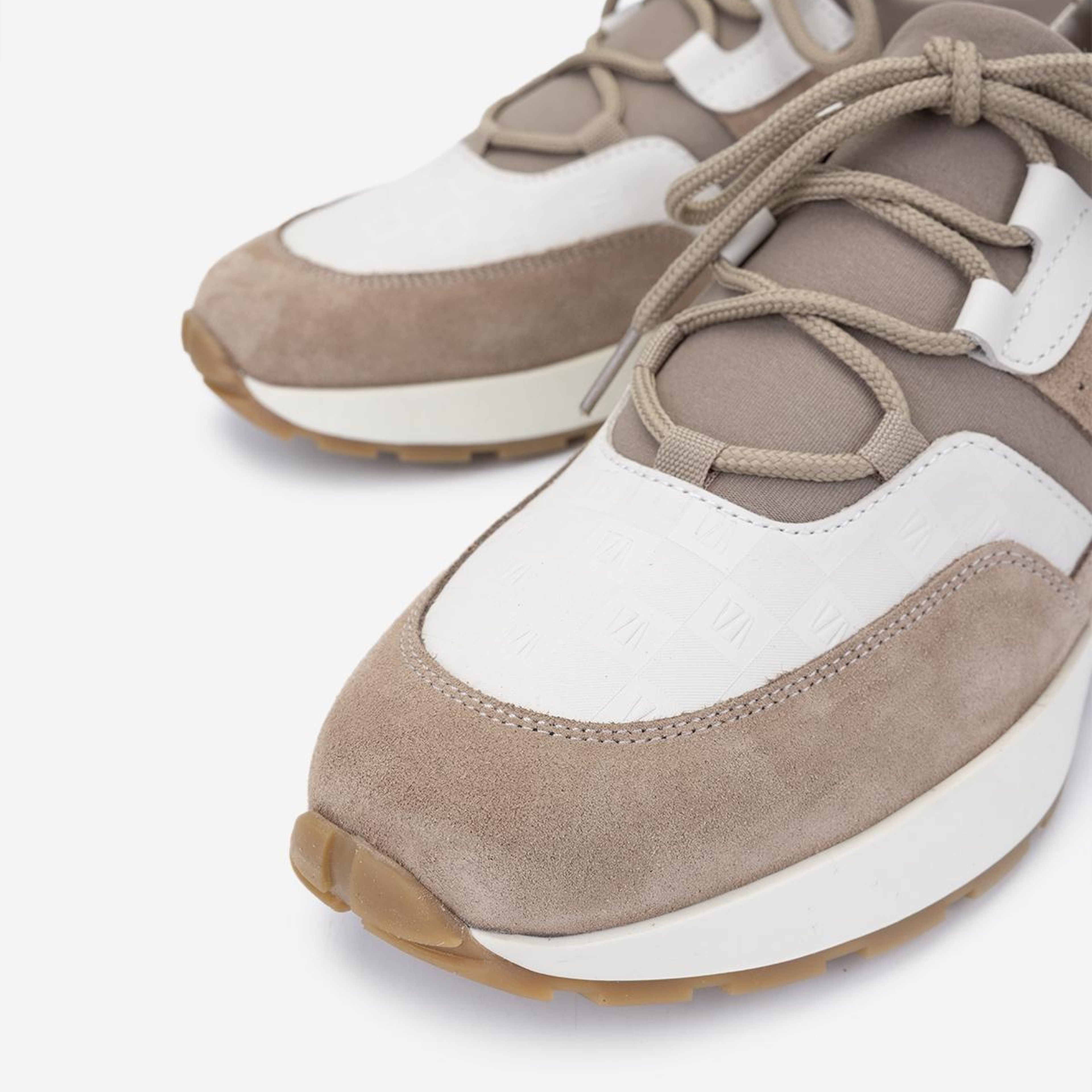 Valmenti Erkek Hakiki Deri Bej Sneakers & Spor Ayakkabı