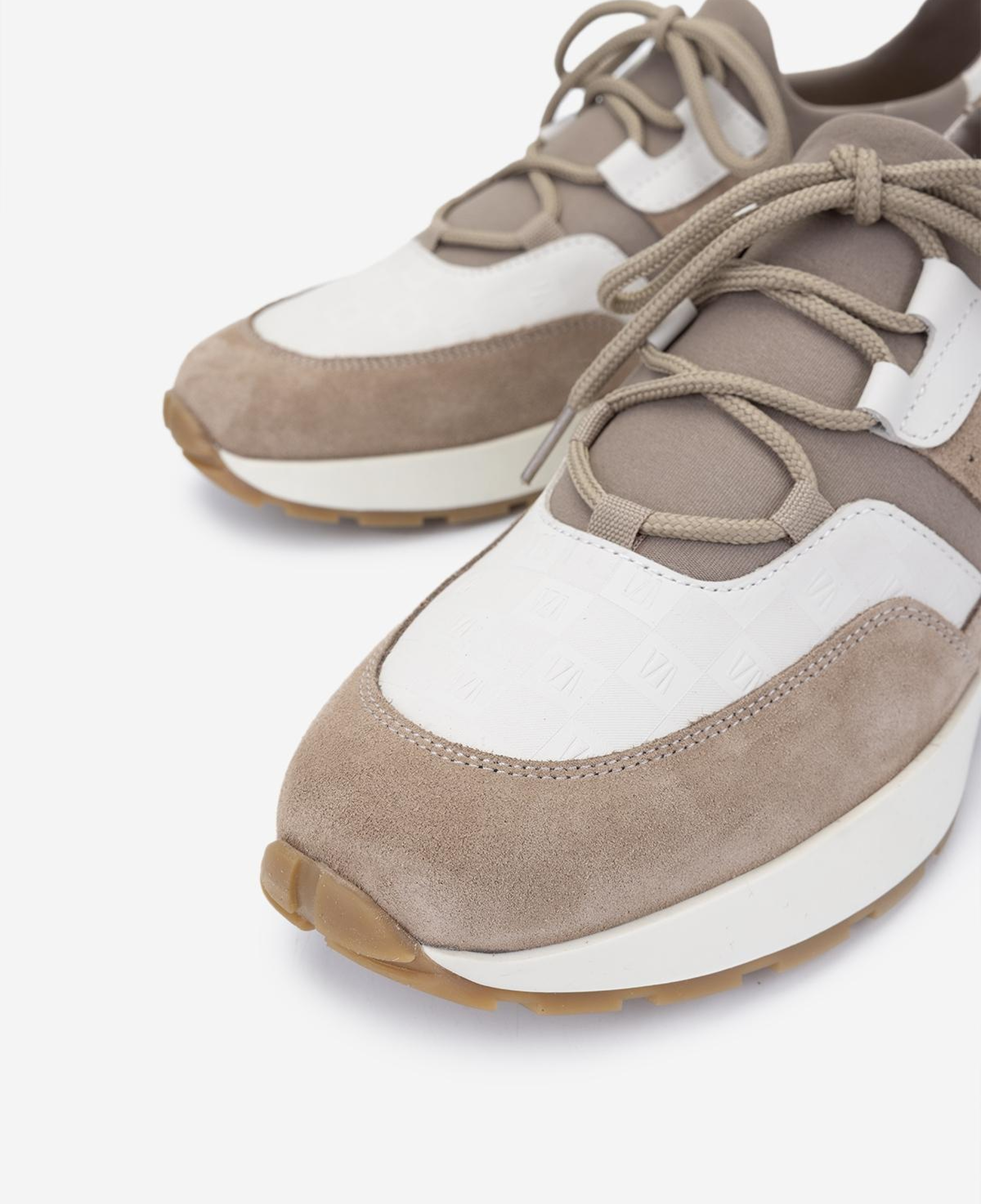 Valmenti Erkek Hakiki Deri Bej Sneakers & Spor Ayakkabı