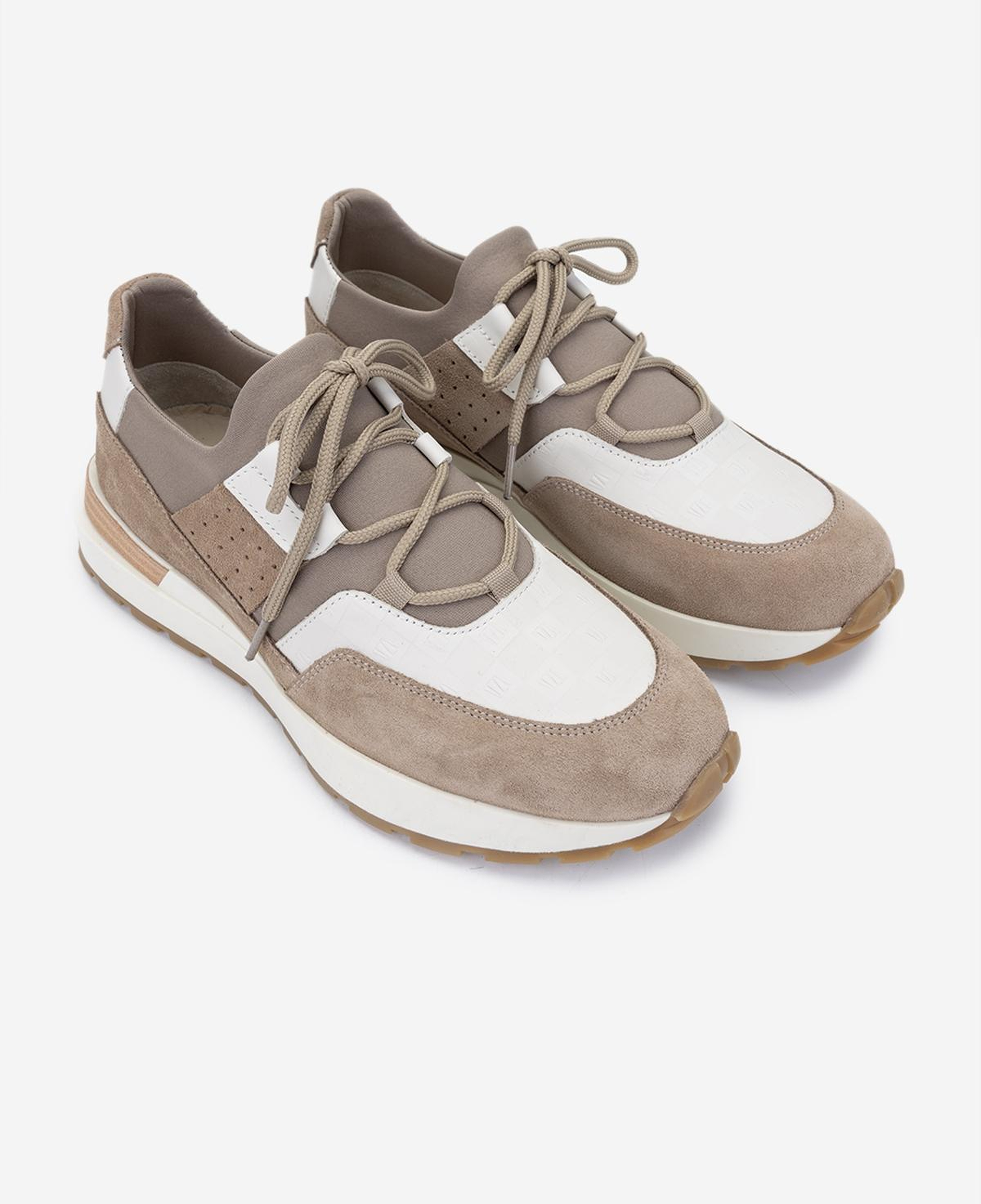 Valmenti Erkek Hakiki Deri Bej Sneakers & Spor Ayakkabı