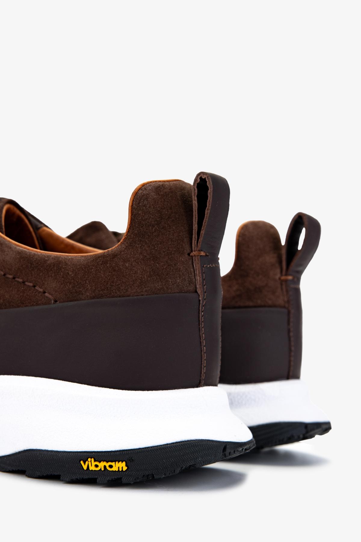 Valmenti Erkek Hakiki Deri Kahverengi Sneakers & Spor Ayakkabı