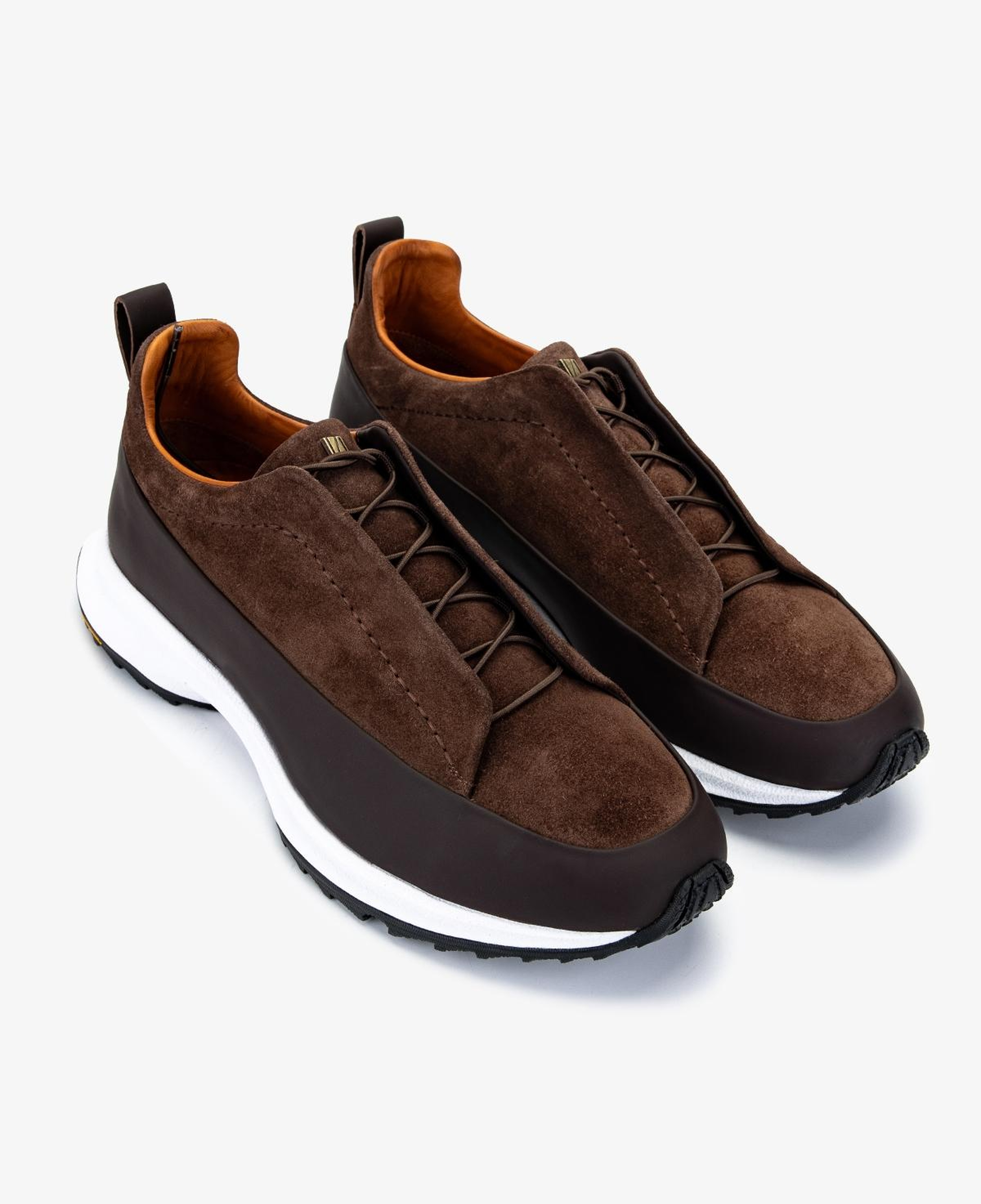 Valmenti Erkek Hakiki Deri Kahverengi Sneakers & Spor Ayakkabı