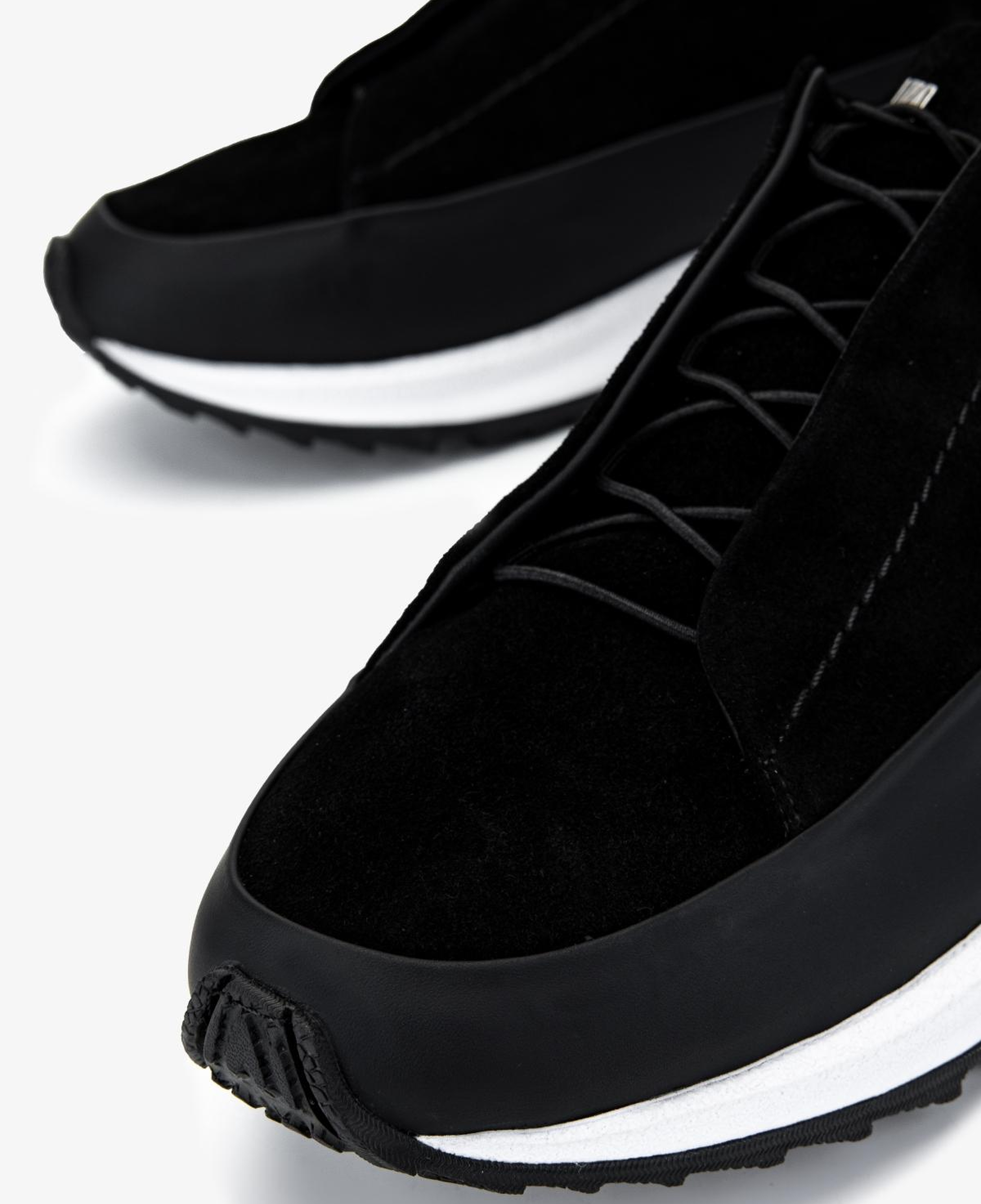 Valmenti Erkek Hakiki Deri Siyah Sneakers & Spor Ayakkabı