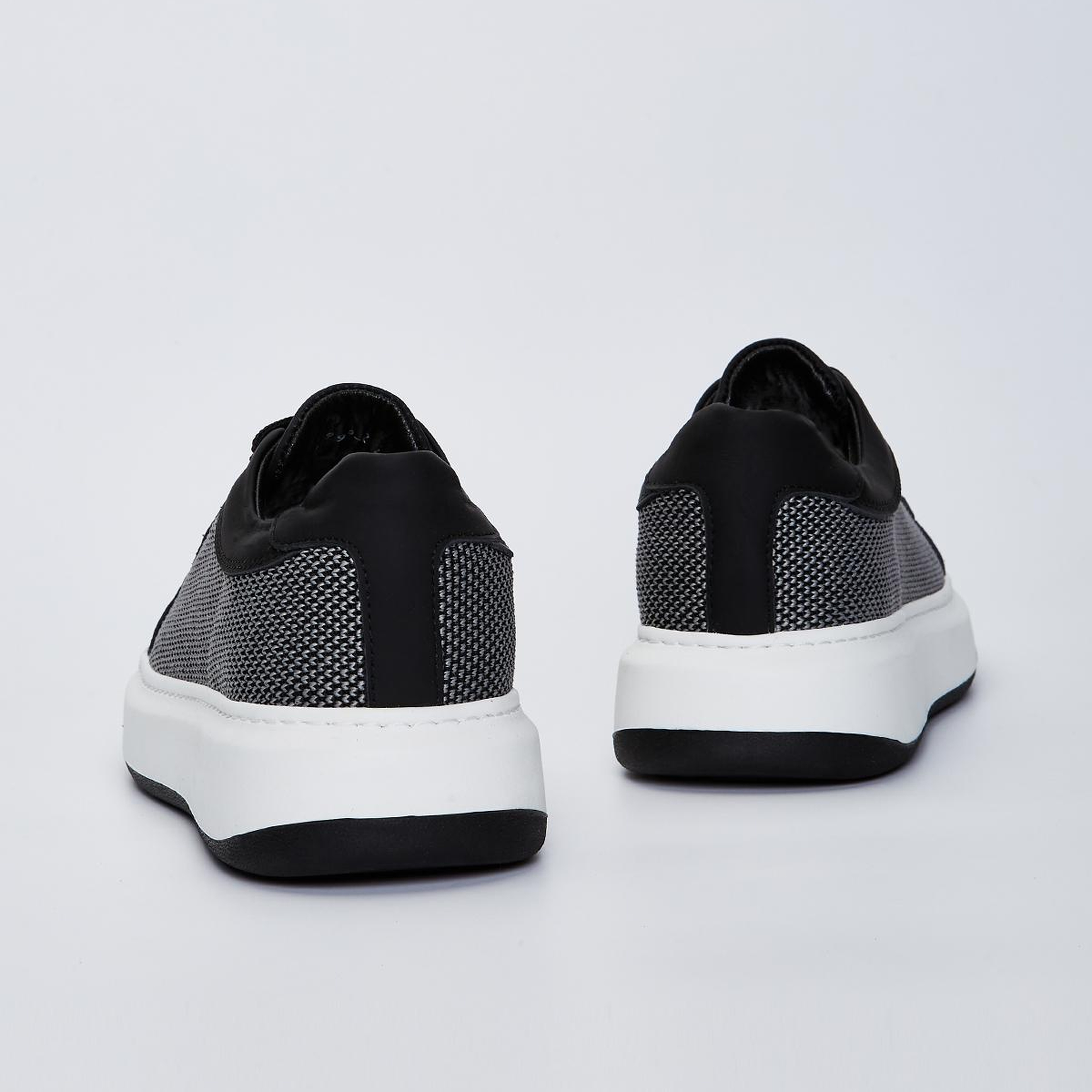 Valmenti Erkek Tekstil/Hakiki Deri Siyah Sneakers & Spor Ayakkabı