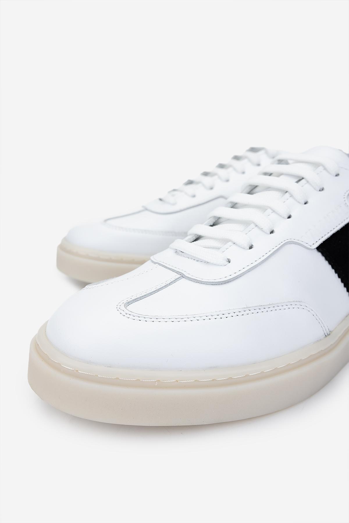 Valmenti Erkek Hakiki Deri Beyaz Sneakers & Spor Ayakkabı