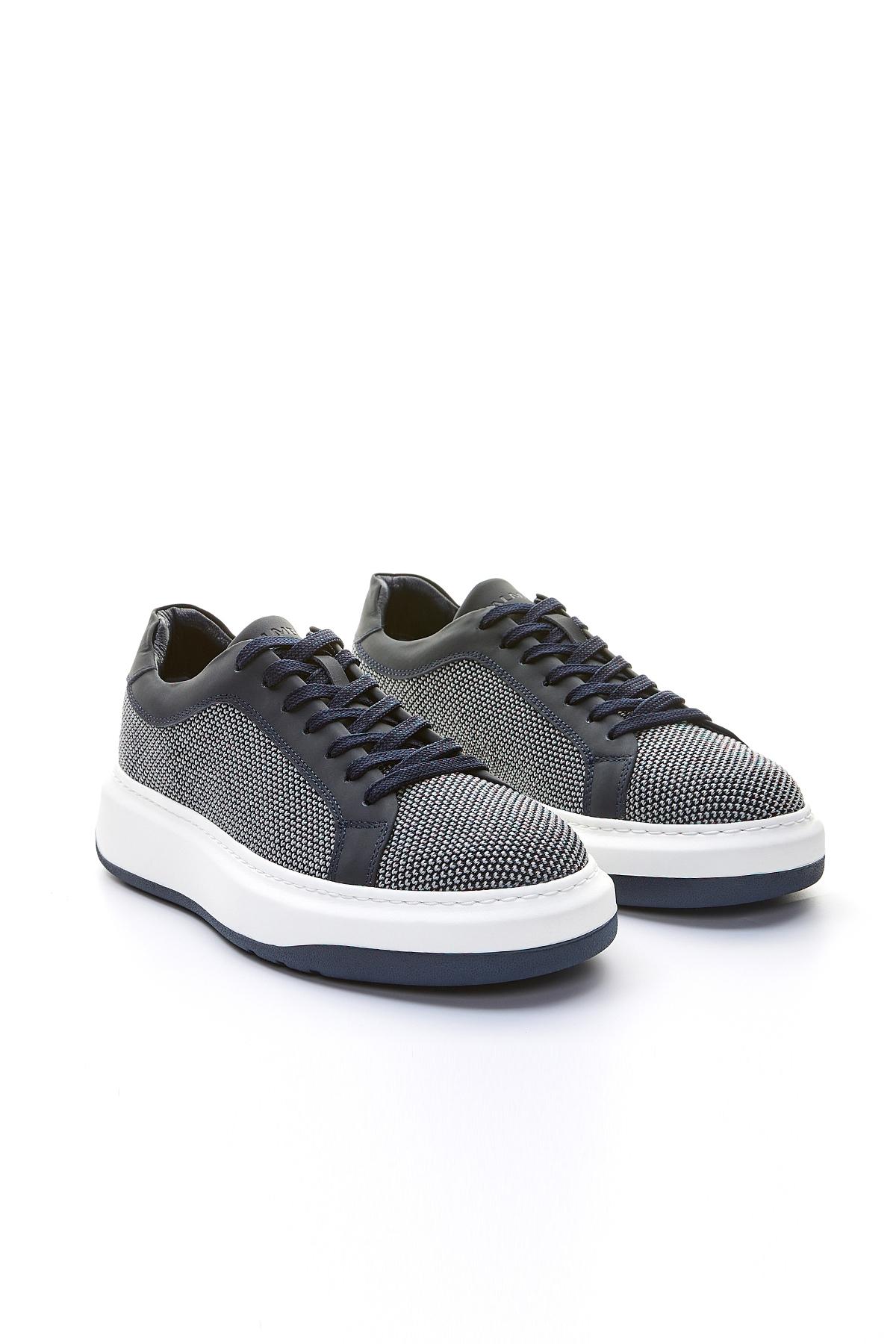 Valmenti Erkek Tekstil/Hakiki Deri Lacivert Sneakers & Spor Ayakkabı