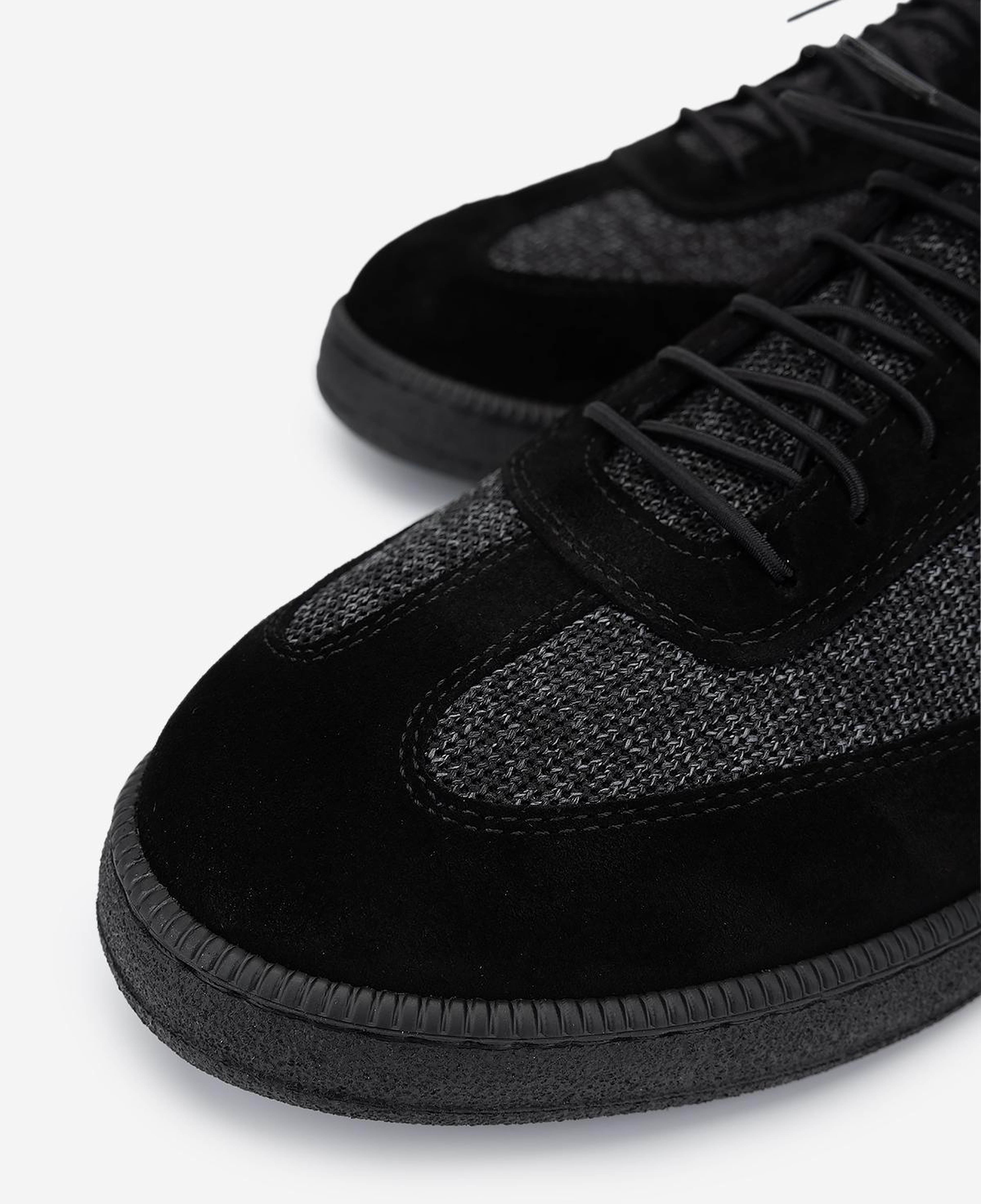 Valmenti Erkek Deri & Tekstil Siyah Sneakers & Spor Ayakkabı