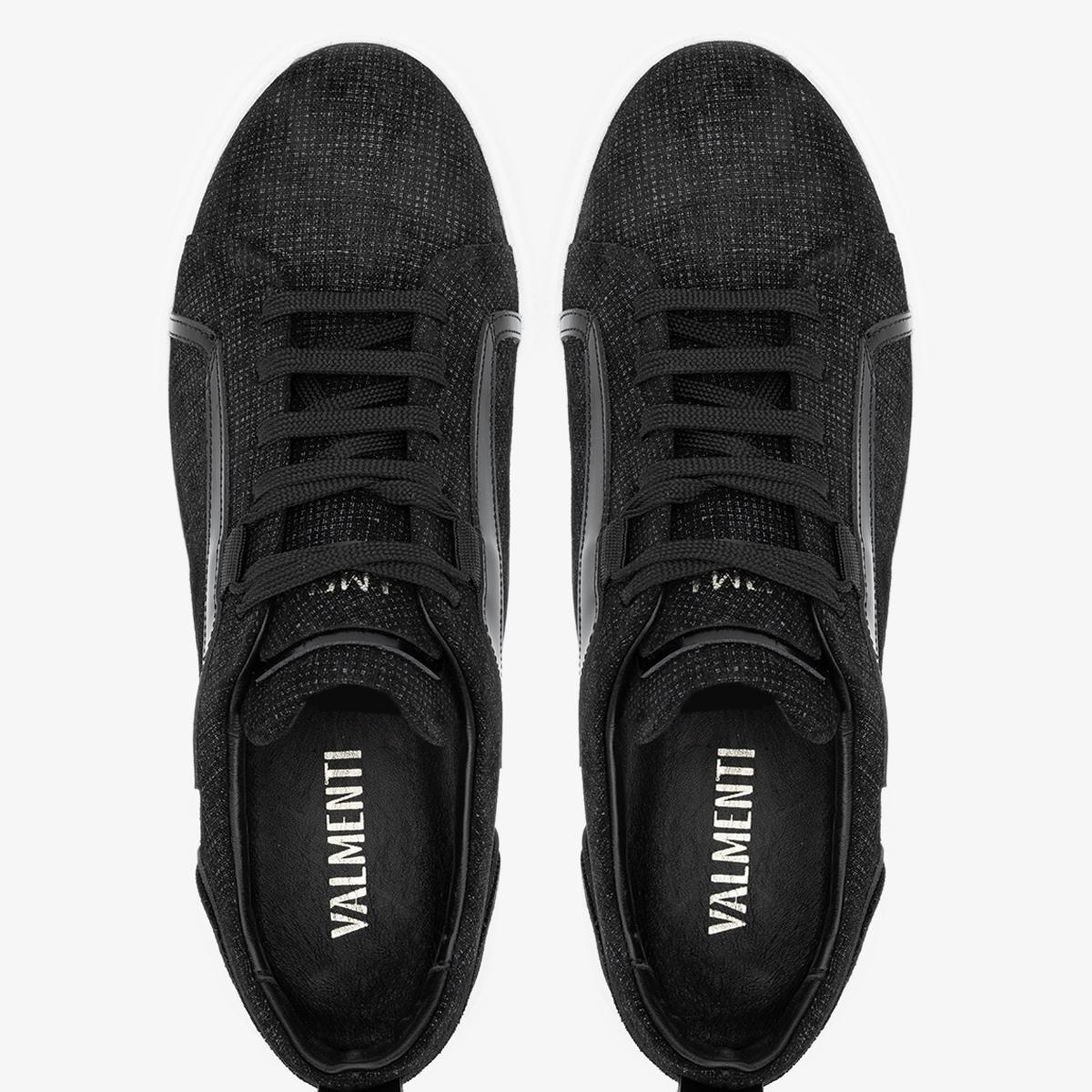 Valmenti Erkek Hakiki Deri Siyah Sneakers & Spor Ayakkabı