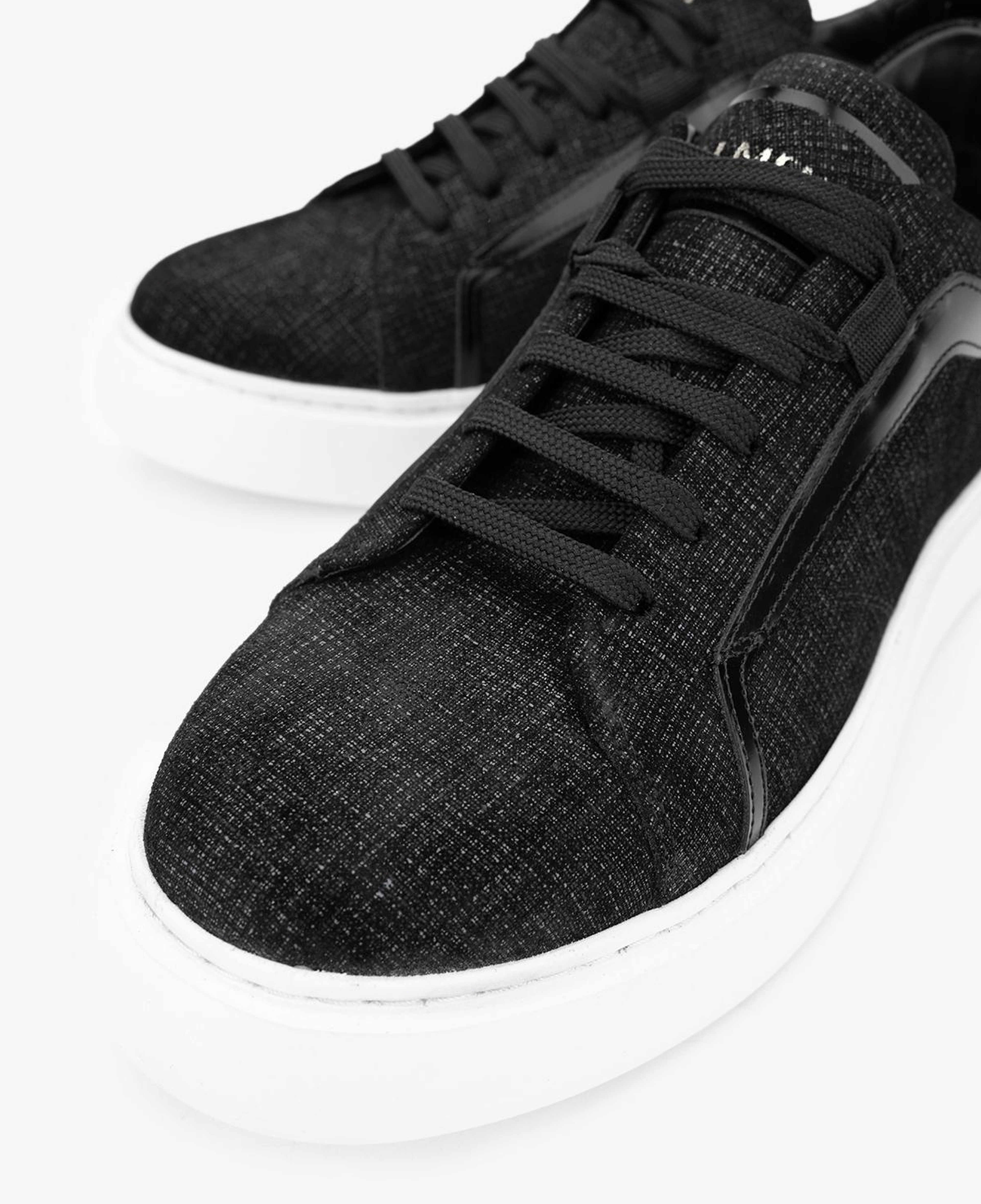 Valmenti Erkek Hakiki Deri Siyah Sneakers & Spor Ayakkabı