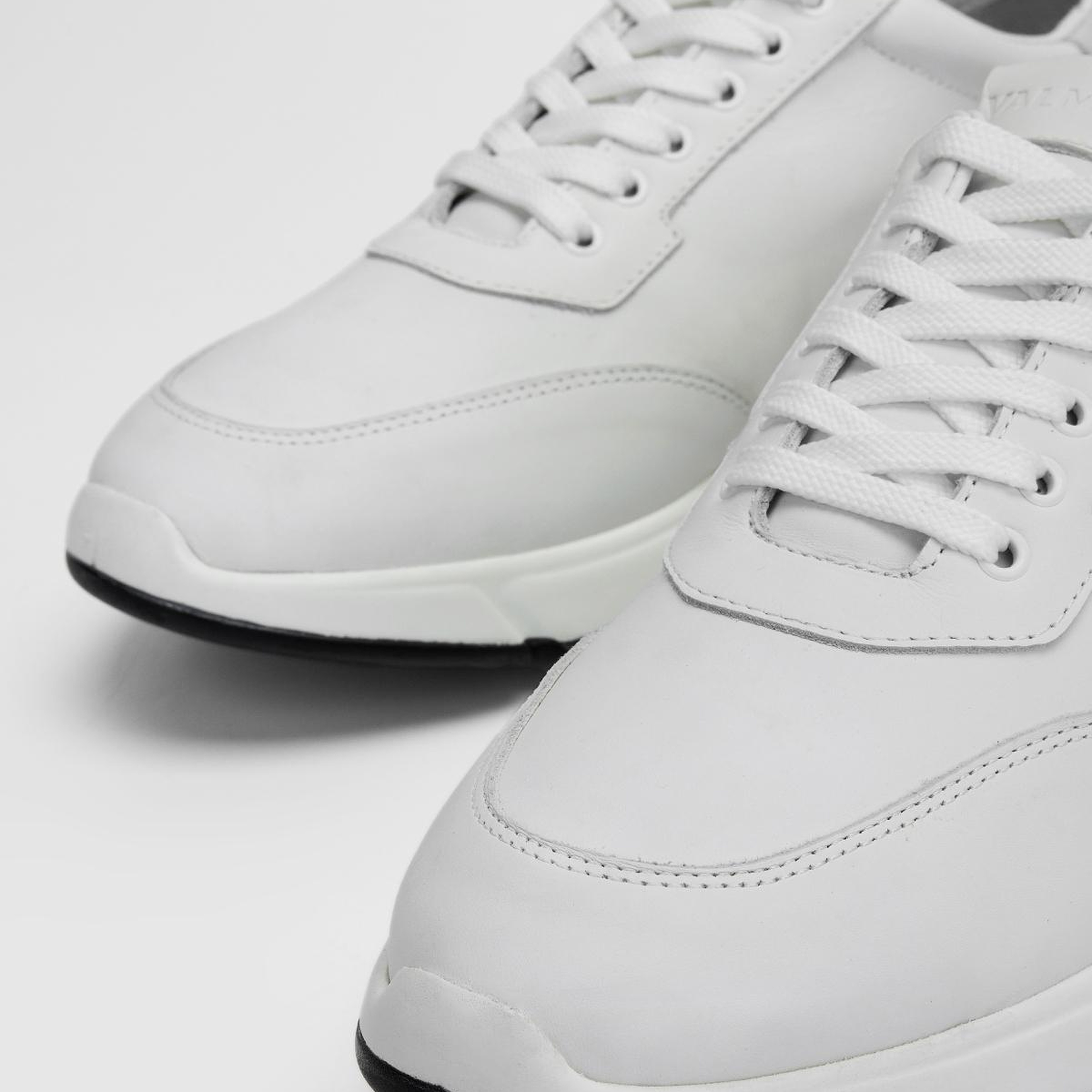 Valmenti Erkek Hakiki Deri Kırık Beyaz Sneakers & Spor Ayakkabı