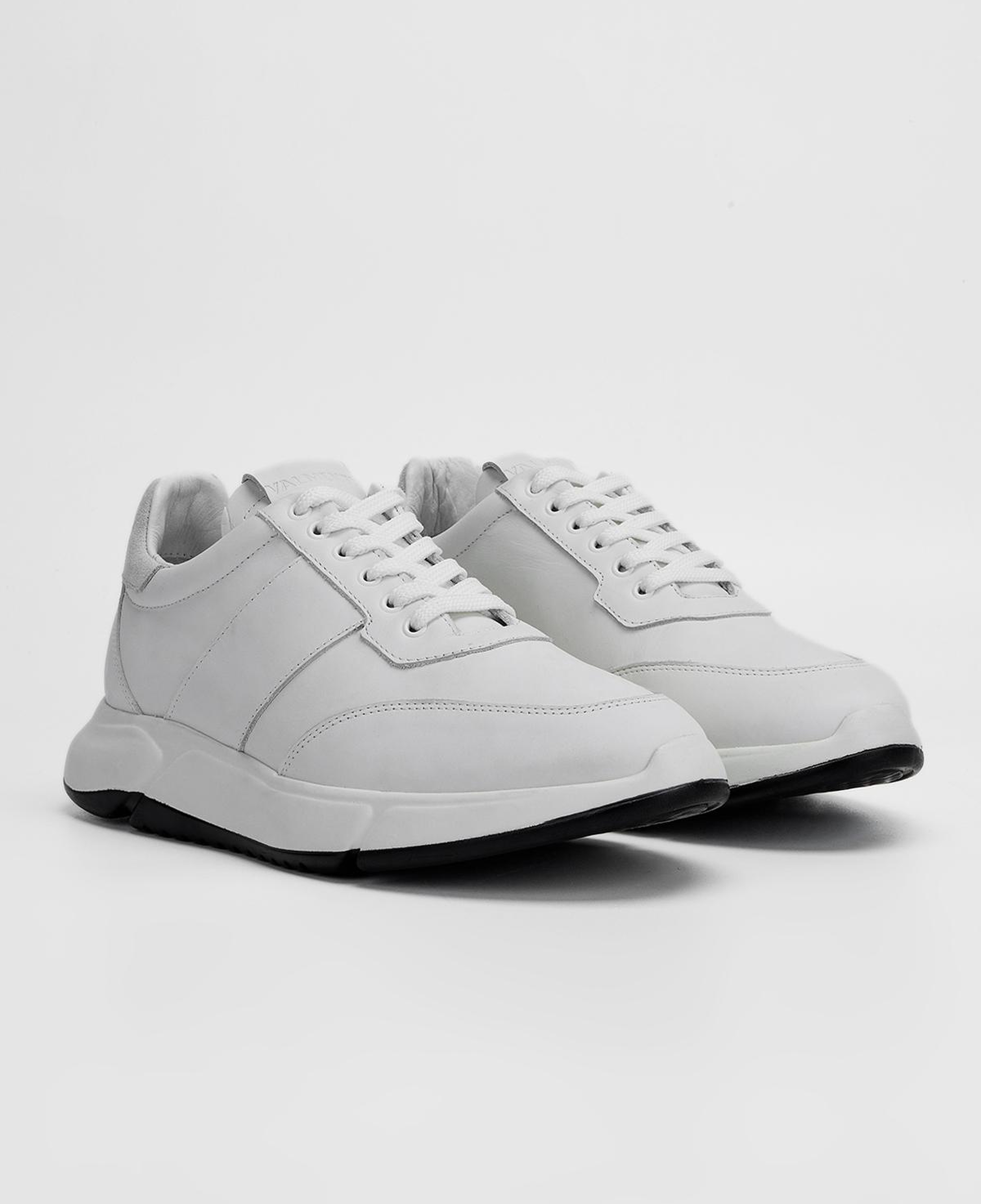 Valmenti Erkek Hakiki Deri Kırık Beyaz Sneakers & Spor Ayakkabı