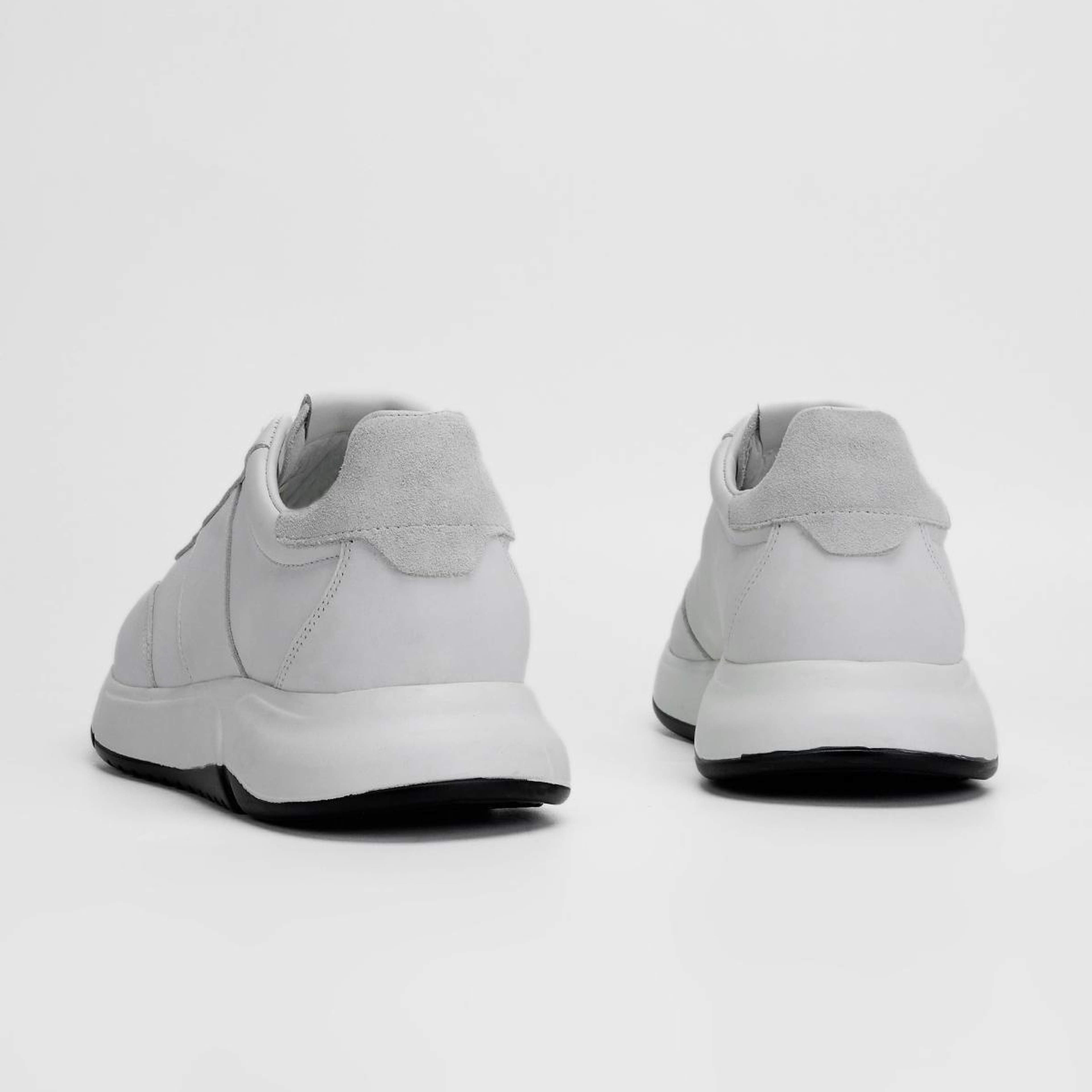 Valmenti Erkek Hakiki Deri Kırık Beyaz Sneakers & Spor Ayakkabı