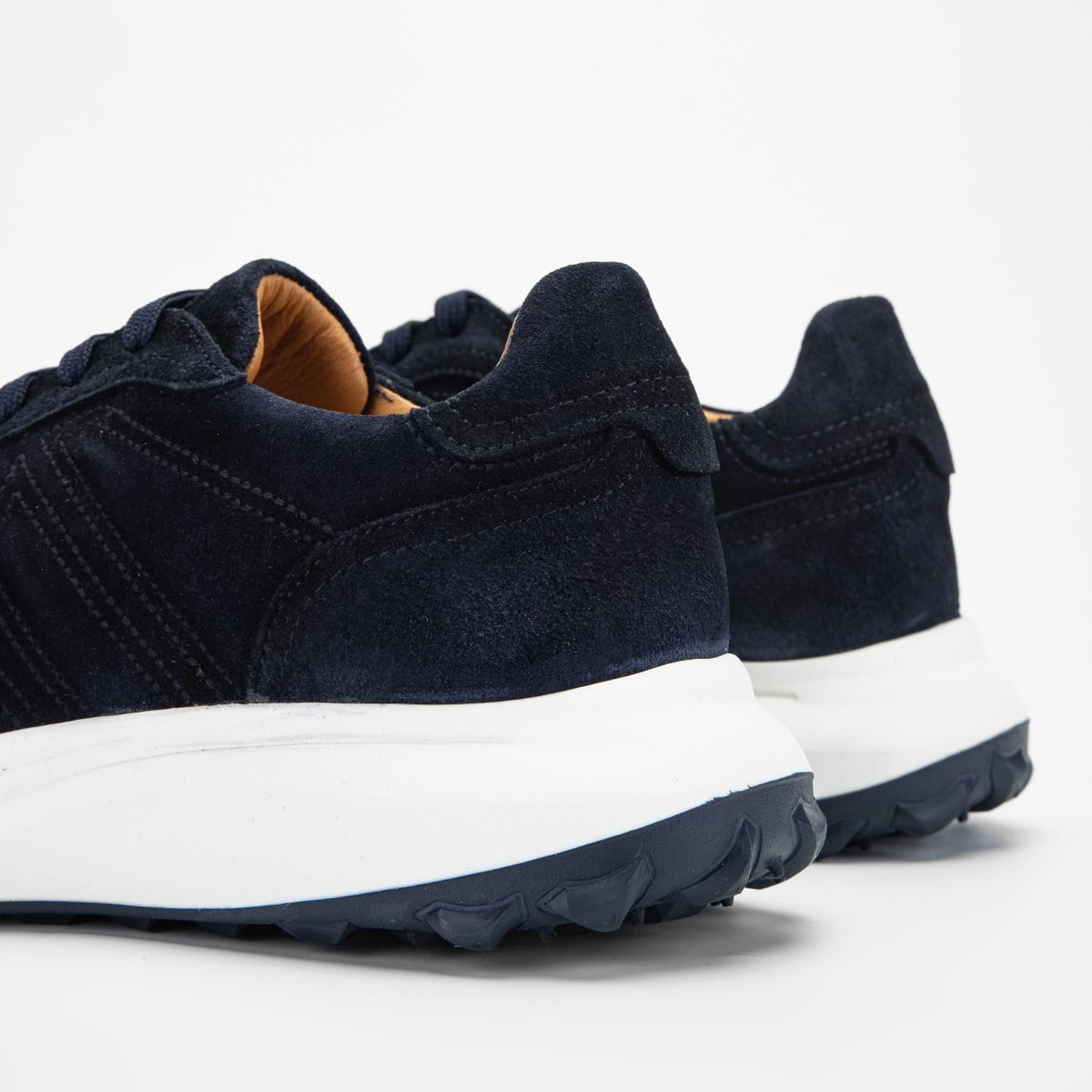 Valmenti Erkek Hakiki Deri Lacivert Süet Sneakers & Spor Ayakkabı