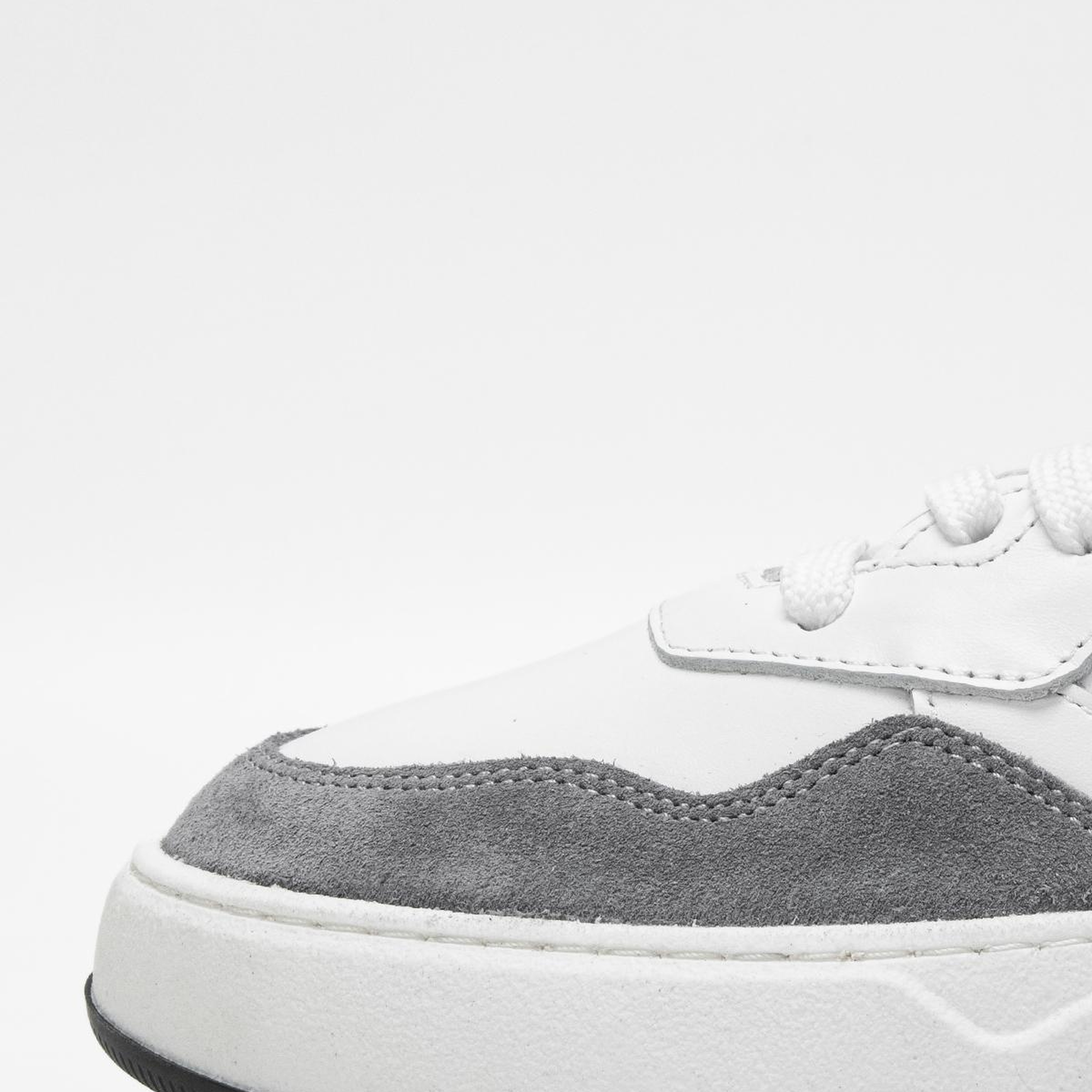 Valmenti Erkek Hakiki Deri Beyaz/Gri Sneakers & Spor Ayakkabı