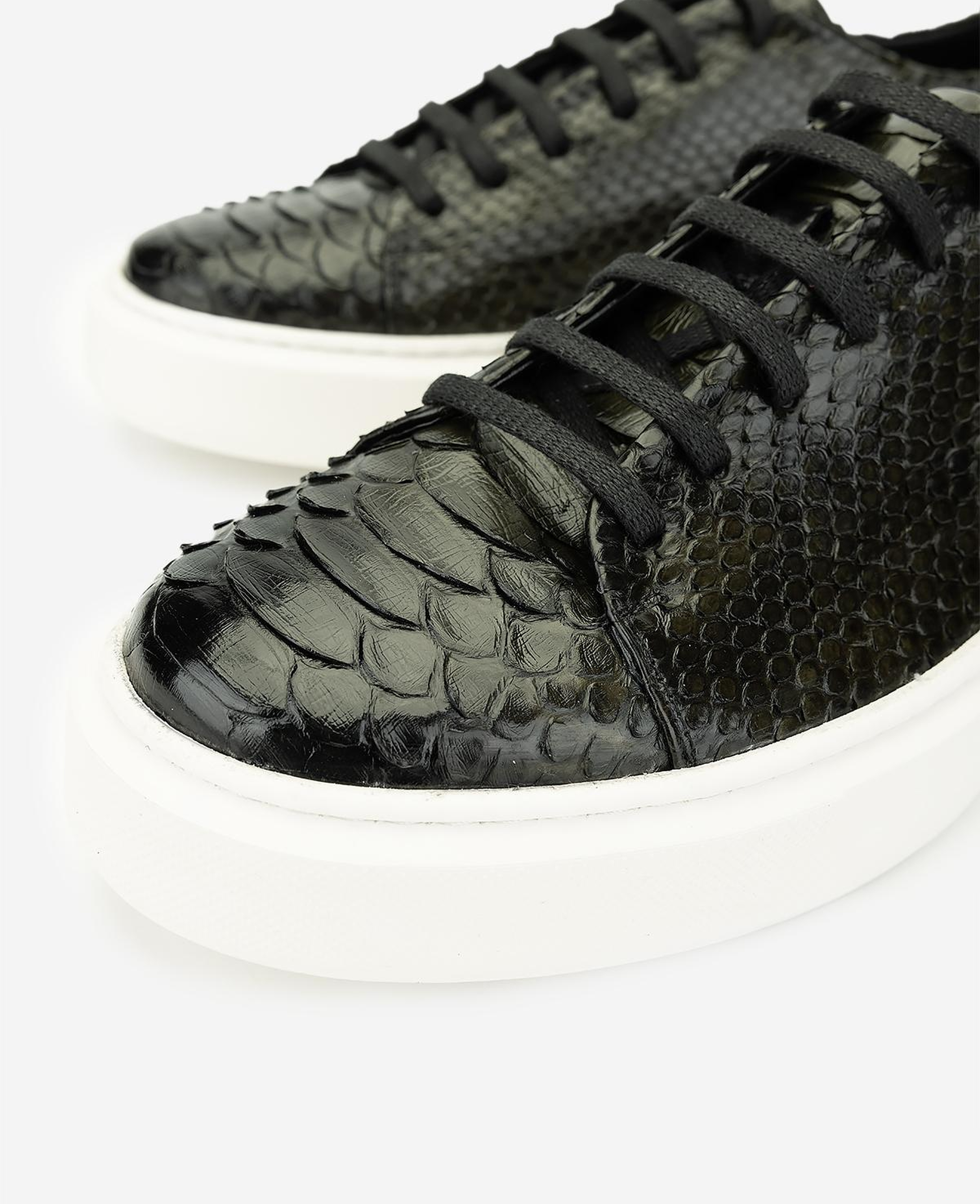 Valmenti Erkek Hakiki Deri Haki Sneakers & Spor Ayakkabı