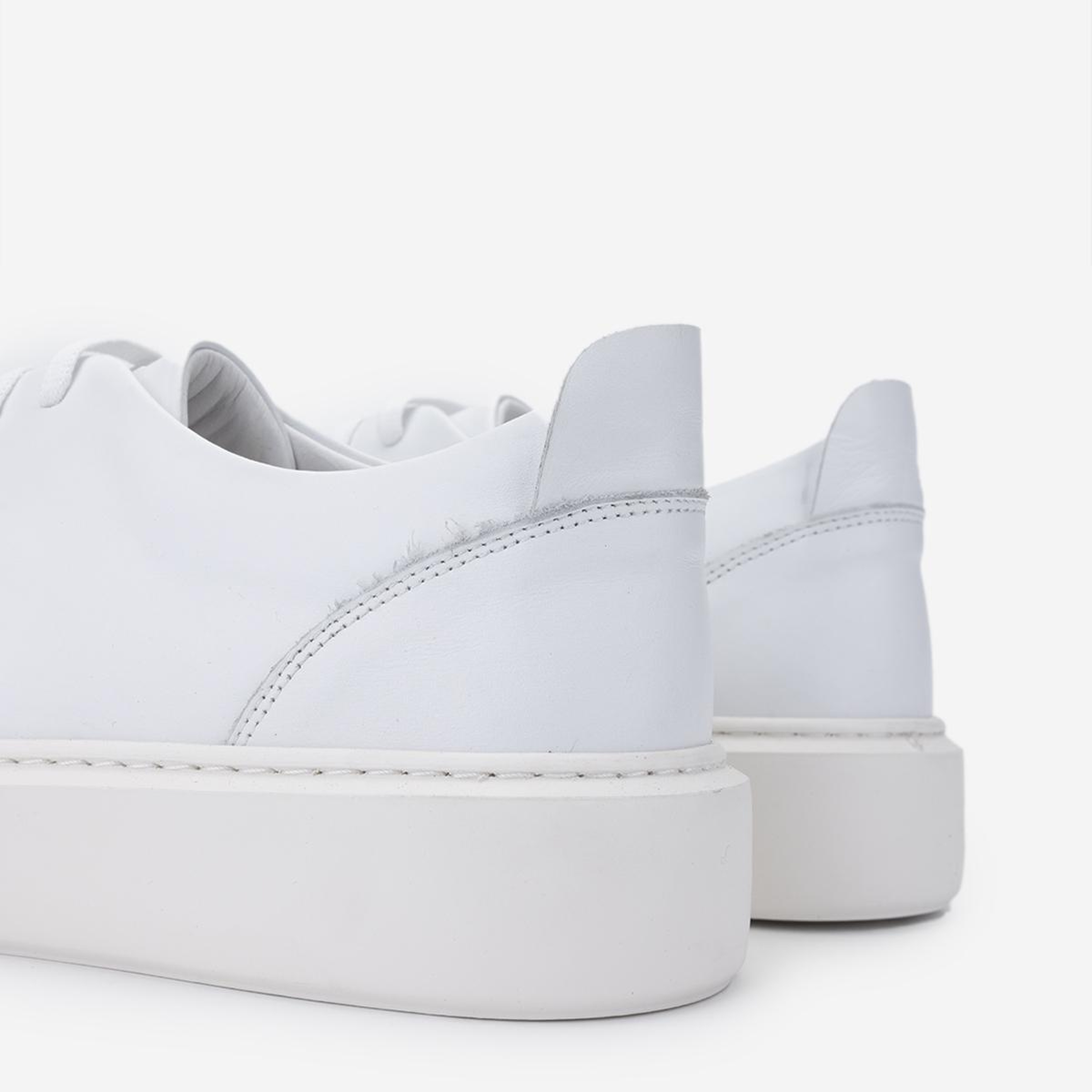 Valmenti Erkek Hakiki Deri Beyaz Sneakers & Spor Ayakkabı