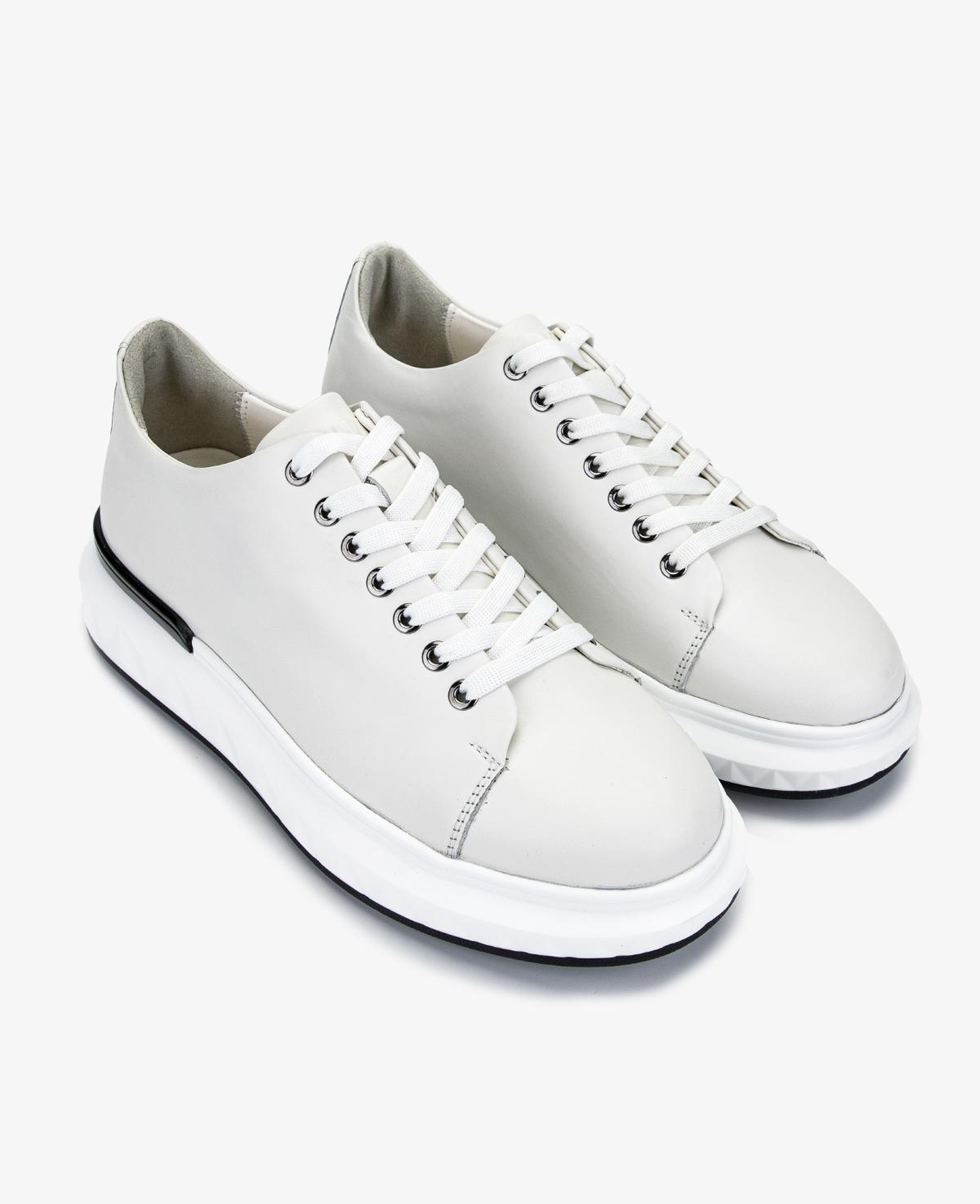 Valmenti Erkek Hakiki Deri Beyaz Sneakers & Spor Ayakkabı