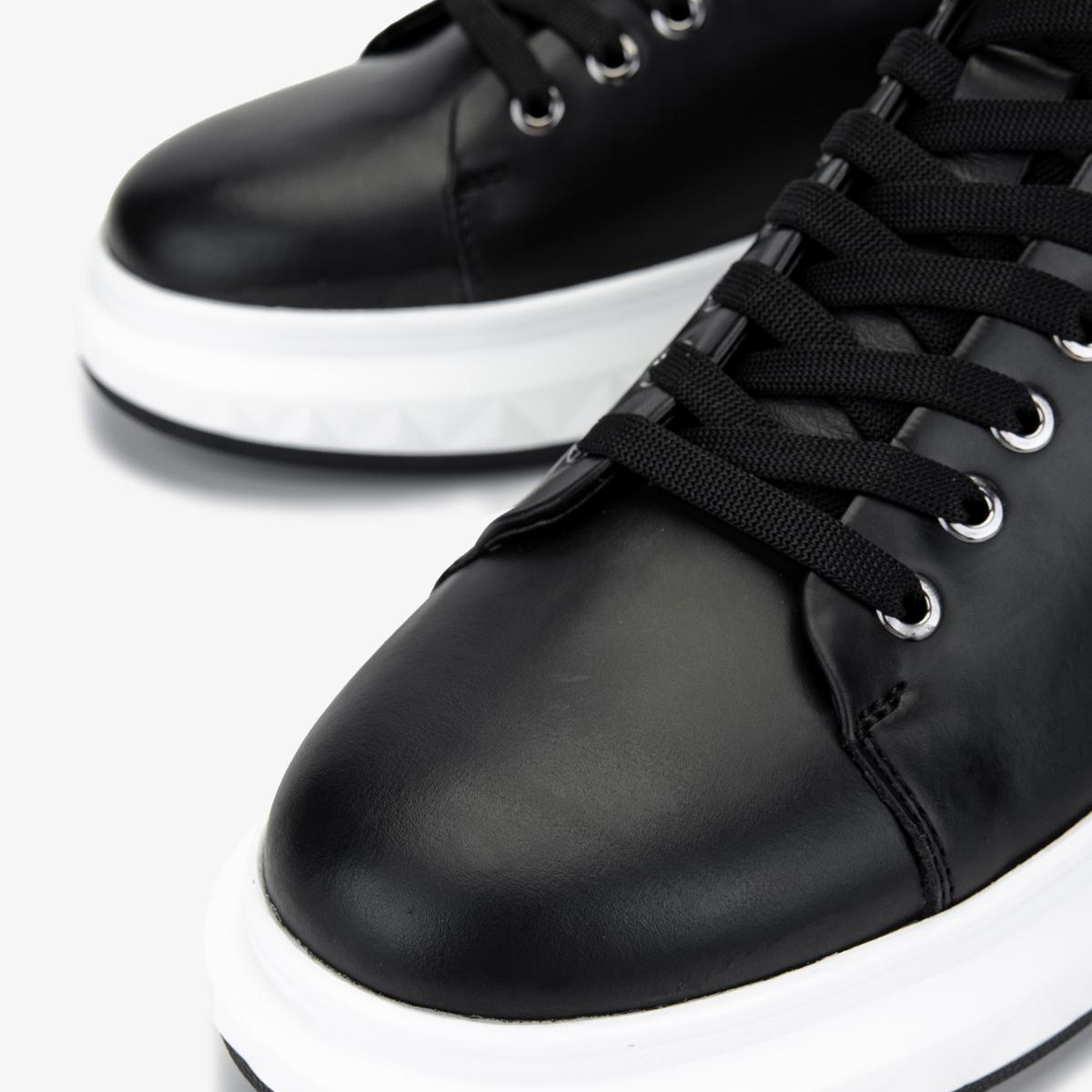 Valmenti Erkek Hakiki Deri Siyah Sneakers & Spor Ayakkabı