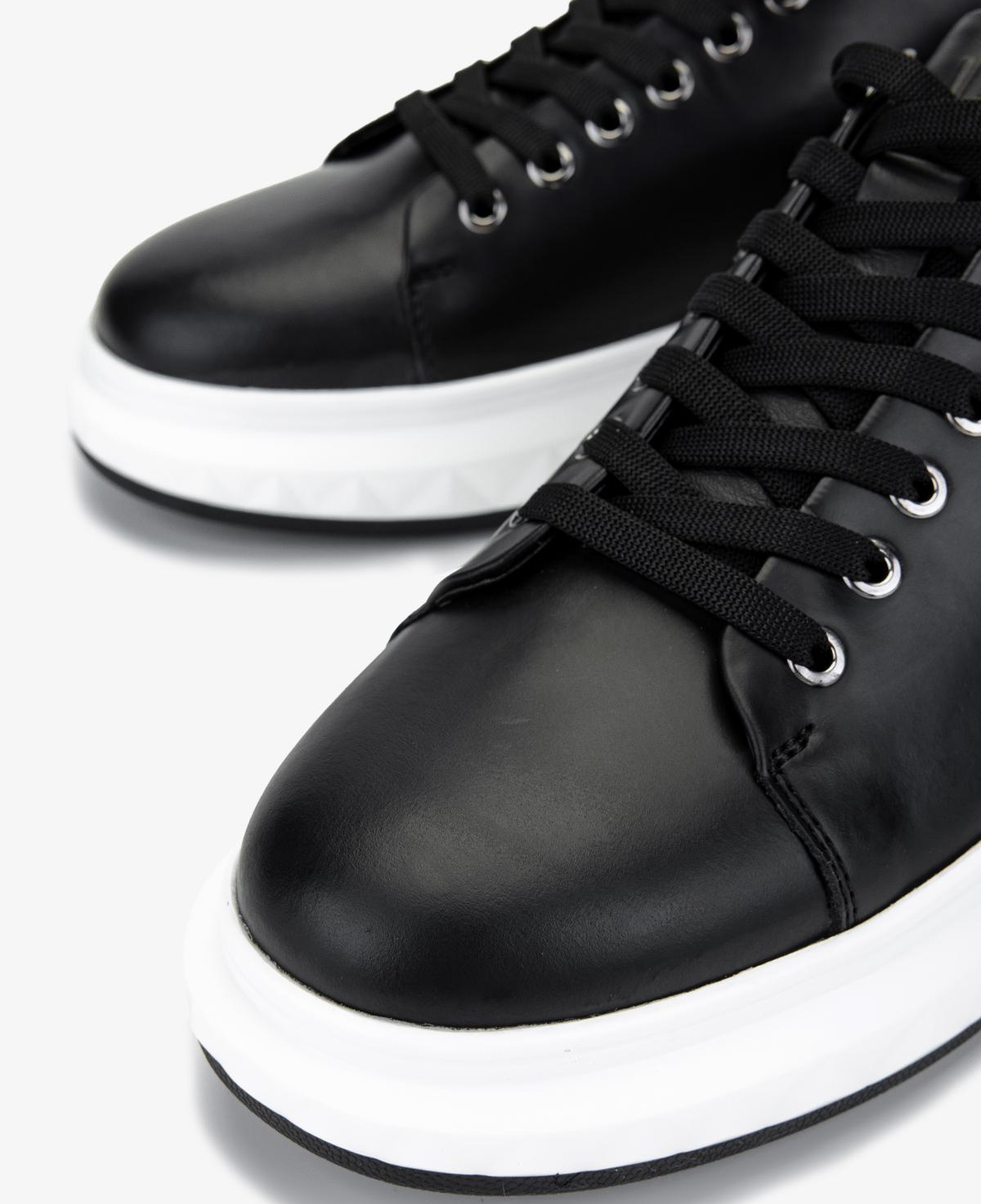 Valmenti Erkek Hakiki Deri Siyah Sneakers & Spor Ayakkabı