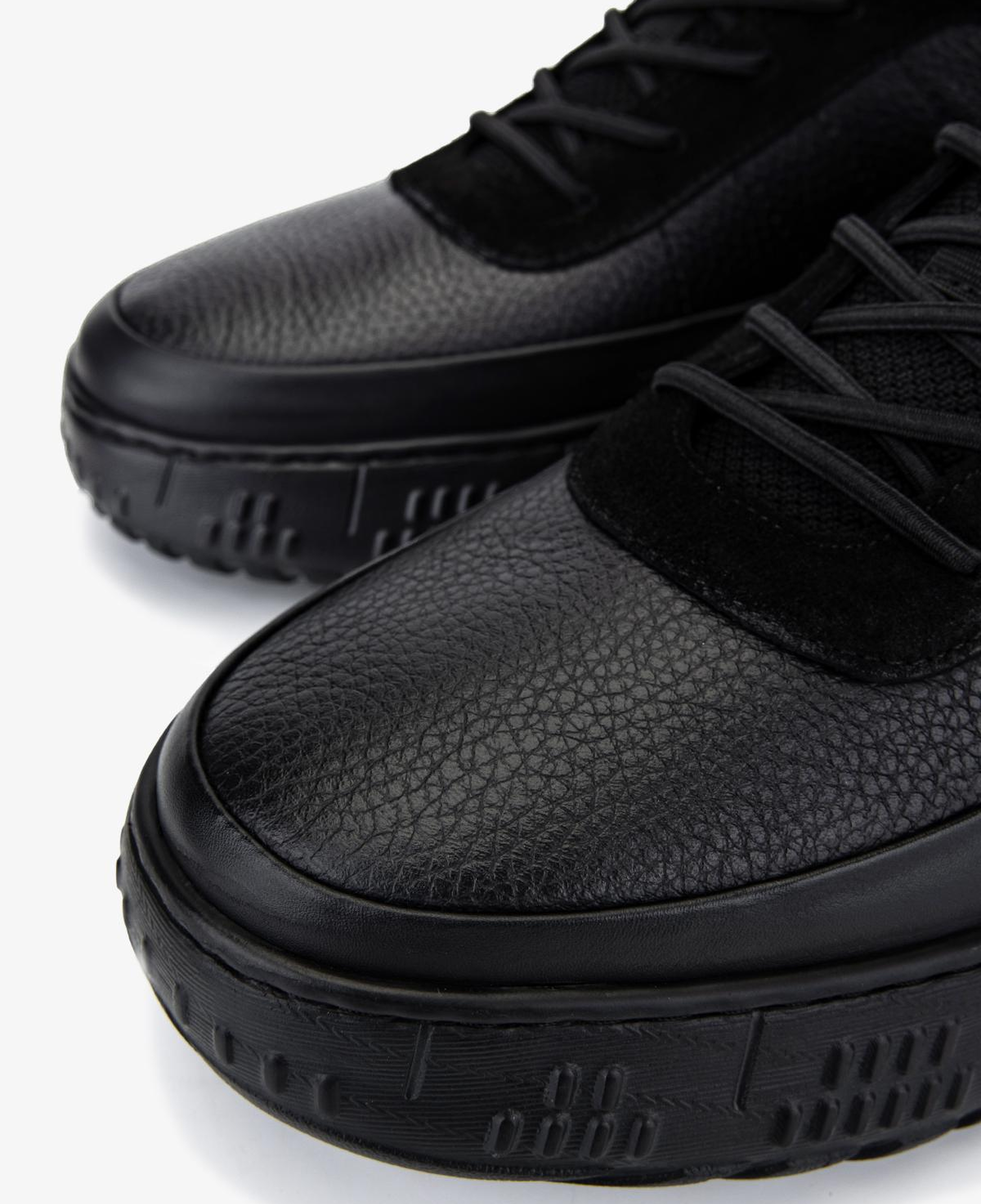 Valmenti Erkek Hakiki Deri Siyah Sneakers & Spor Ayakkabı