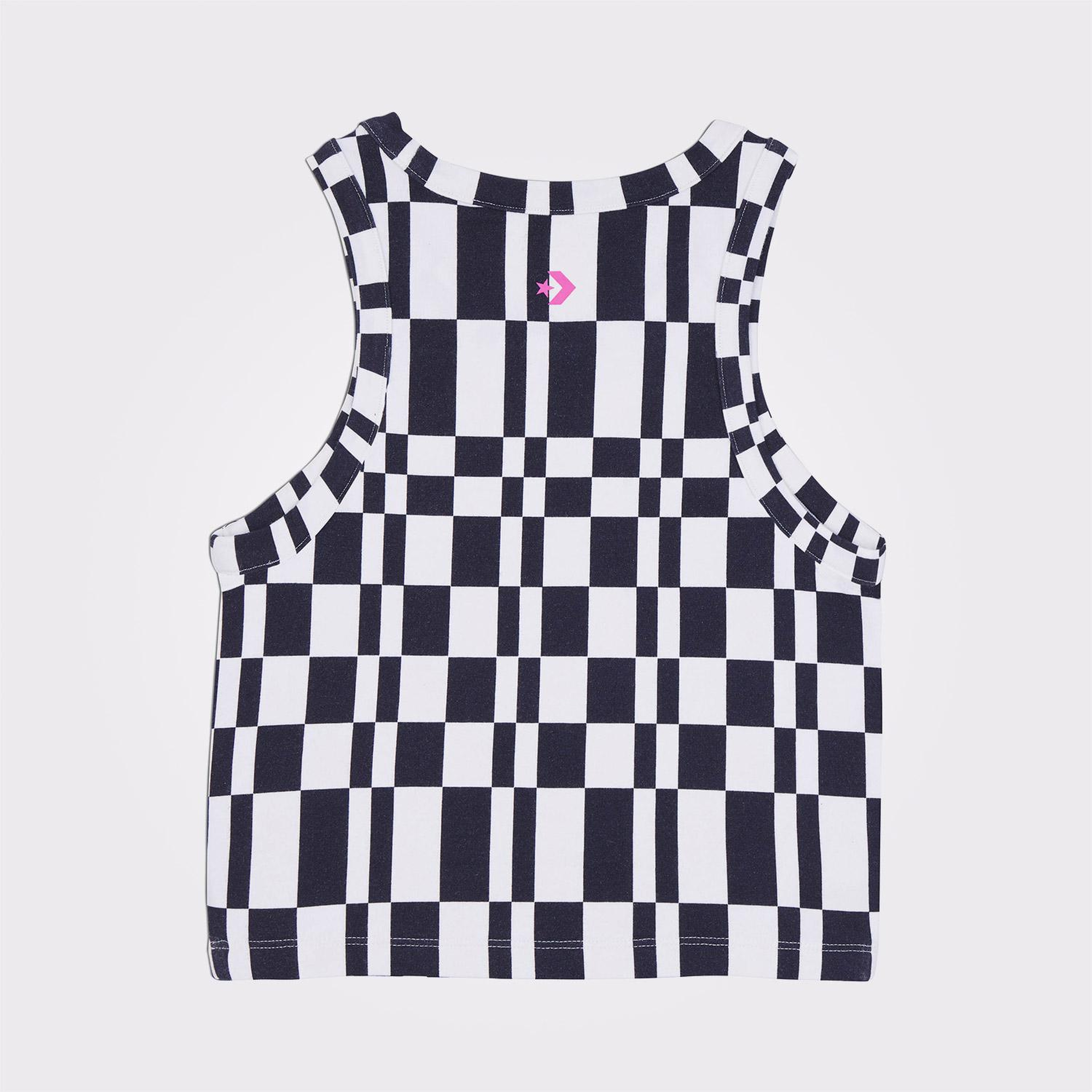 Converse Checkered Slim Fit Kadın Renkli Top