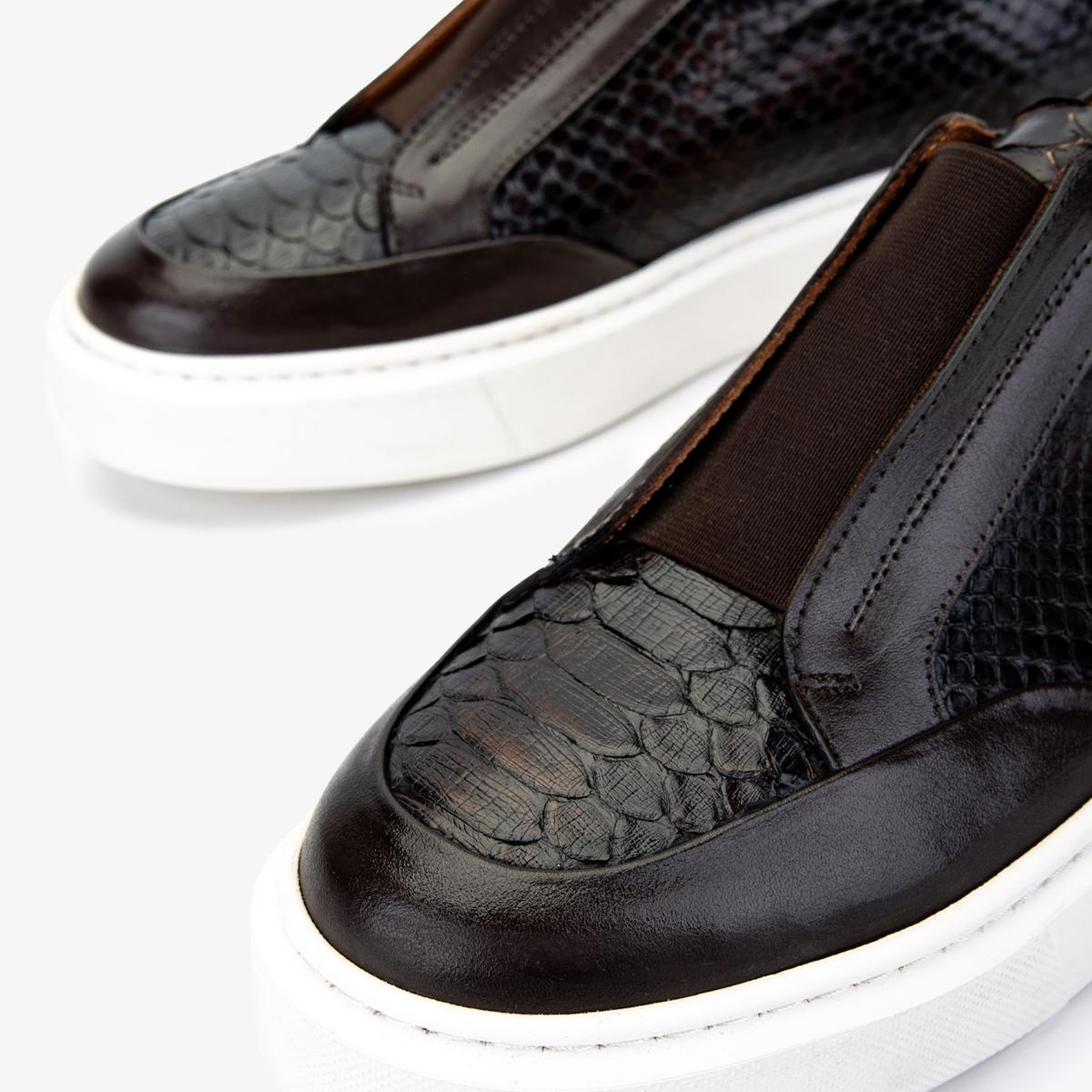 Valmenti Erkek Hakiki Deri Kahverengi Sneakers & Spor Ayakkabı