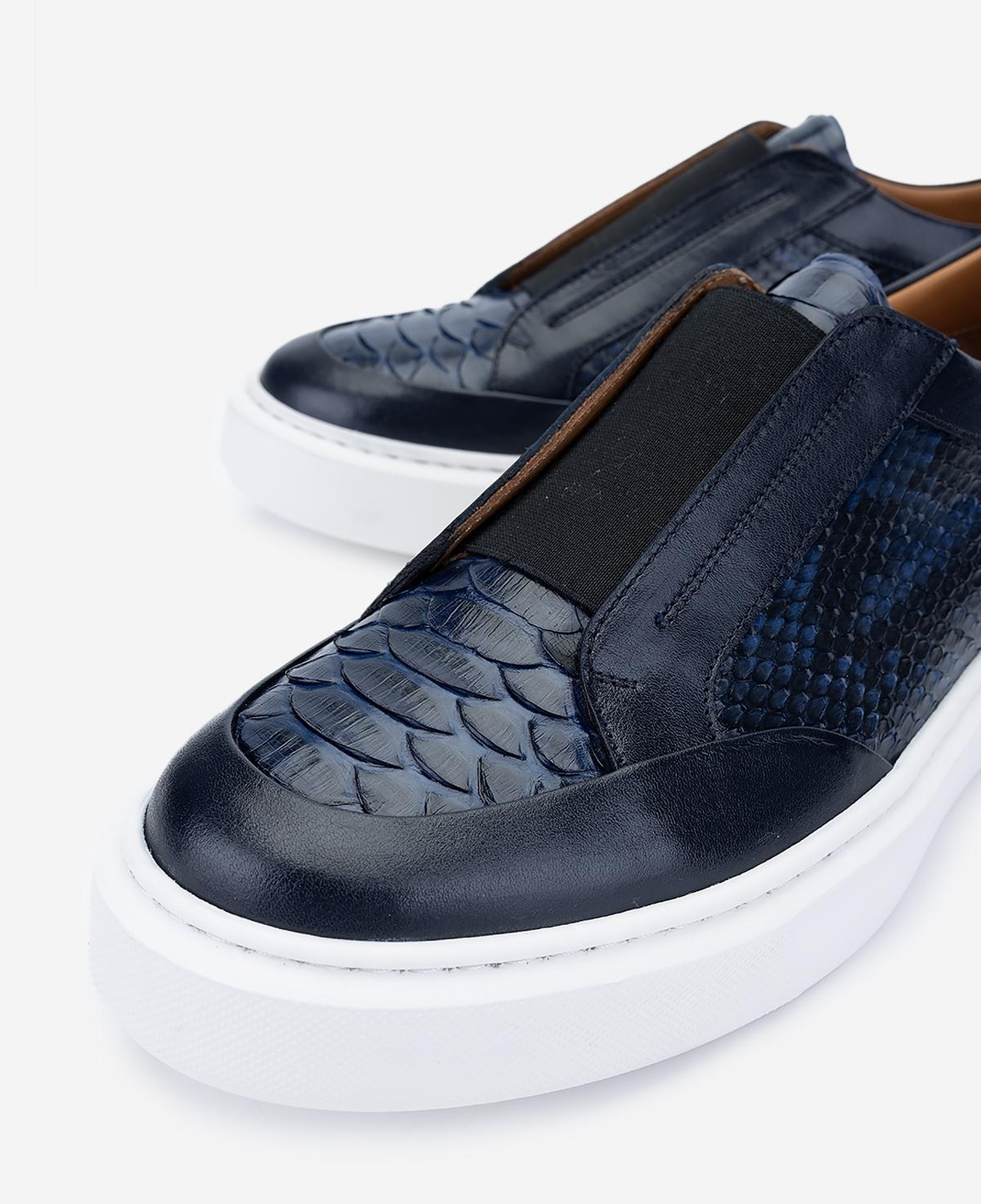 Valmenti Erkek Hakiki Deri Lacivert Sneakers & Spor Ayakkabı