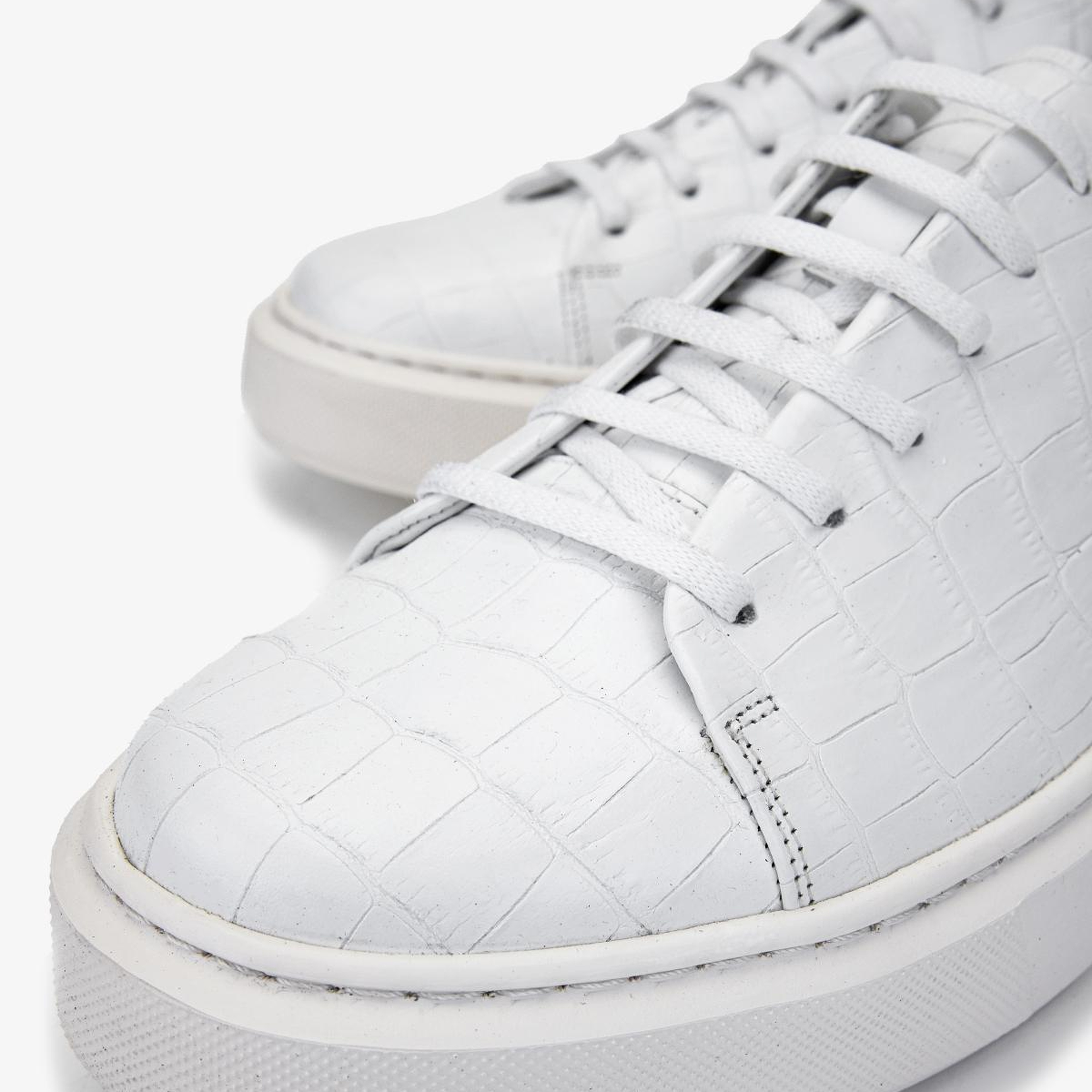 Valmenti Erkek Hakiki Deri Beyaz Sneakers & Spor Ayakkabı