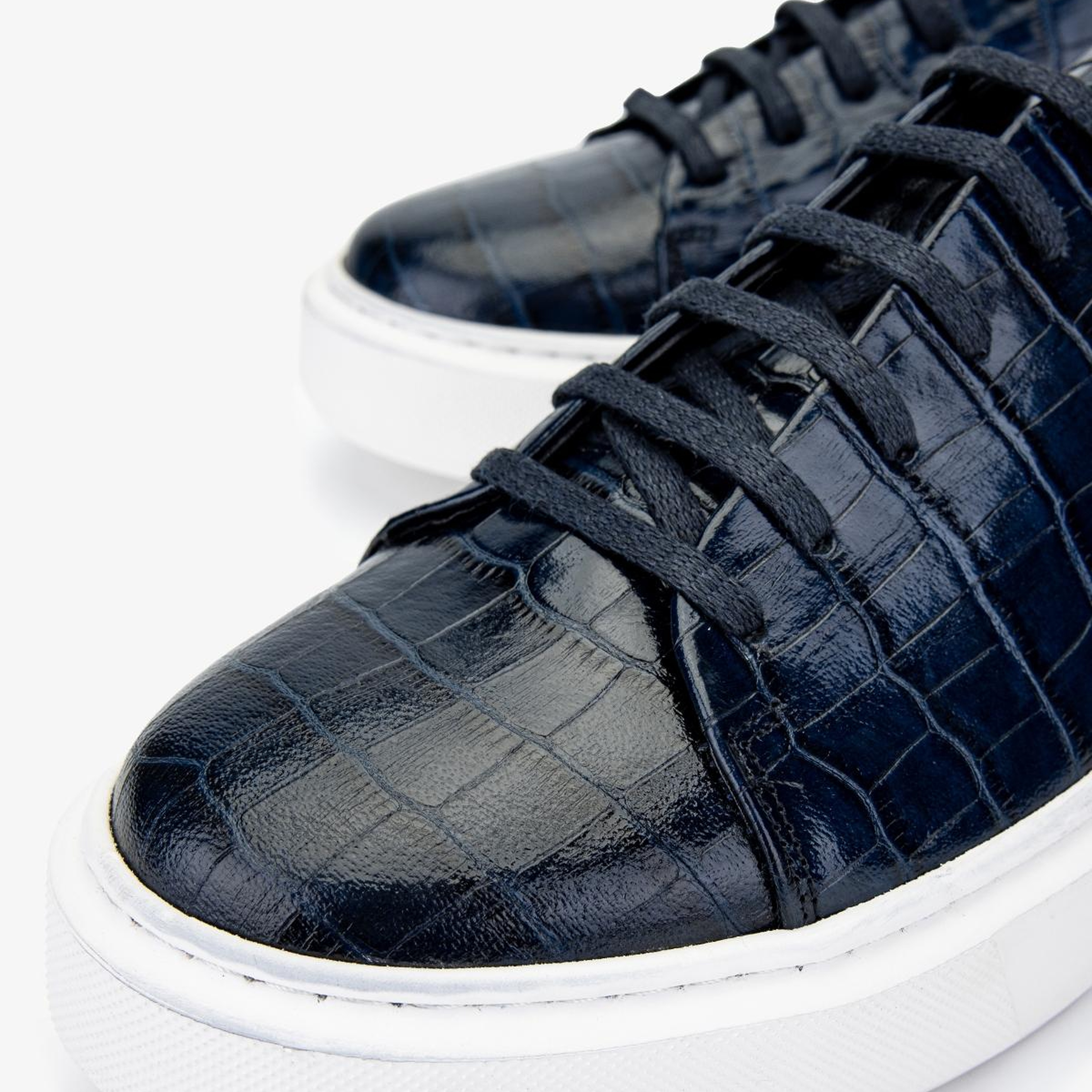 Valmenti Erkek Hakiki Deri Lacivert Sneakers & Spor Ayakkabı