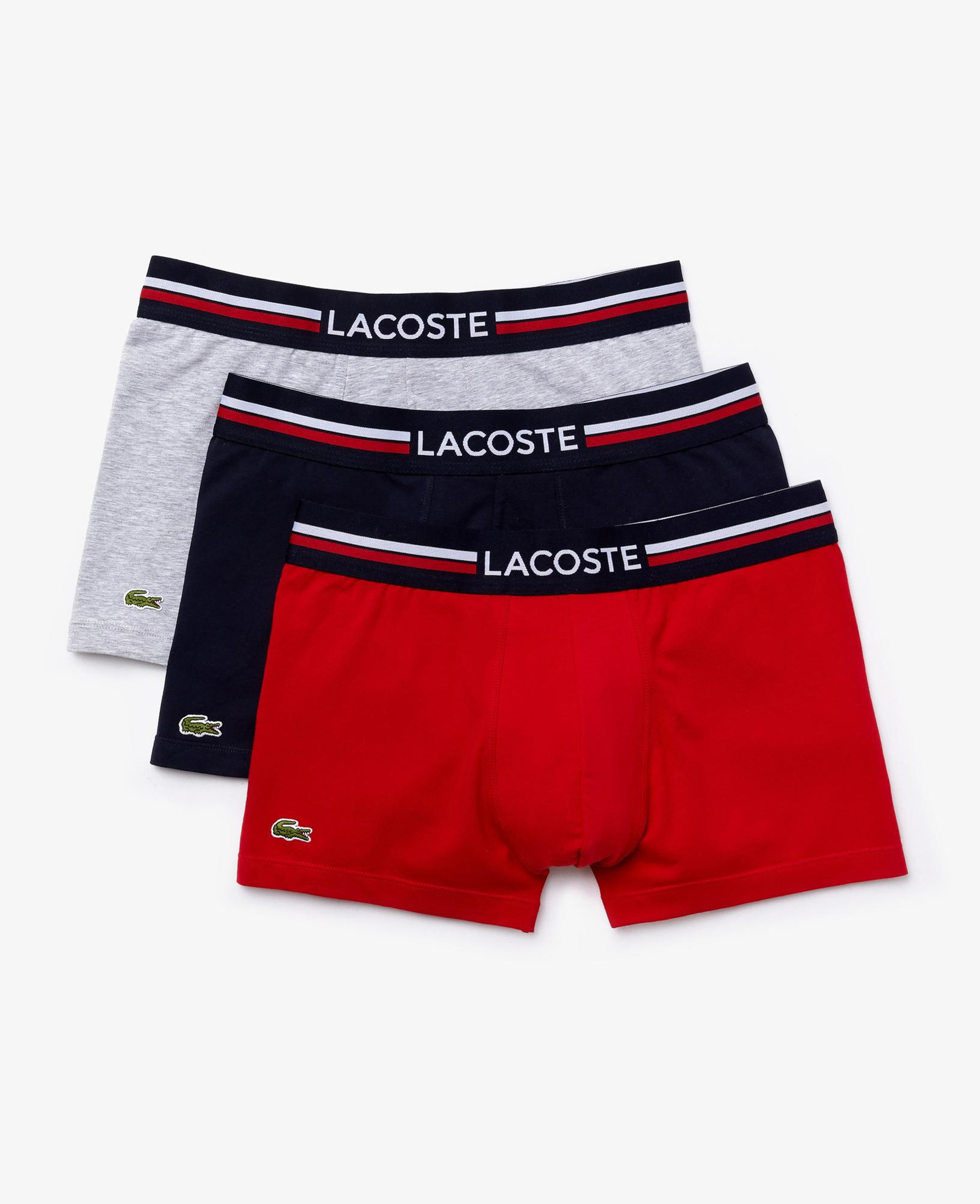 Lacoste Active Erkek Baskılı 3'lü Renkli Boxer
