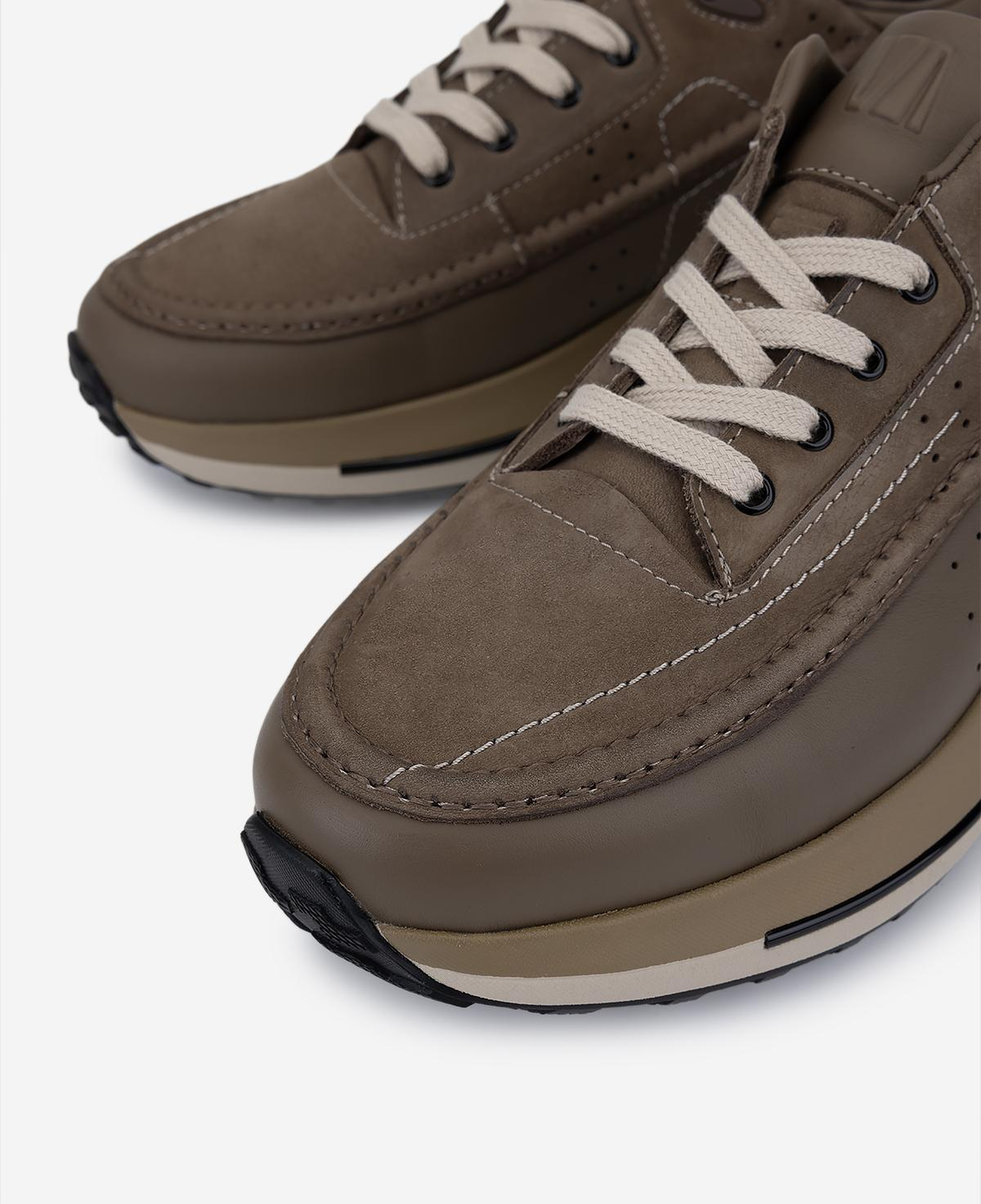 Valmenti Erkek Hakiki Deri Vizon Sneakers & Spor Ayakkabı