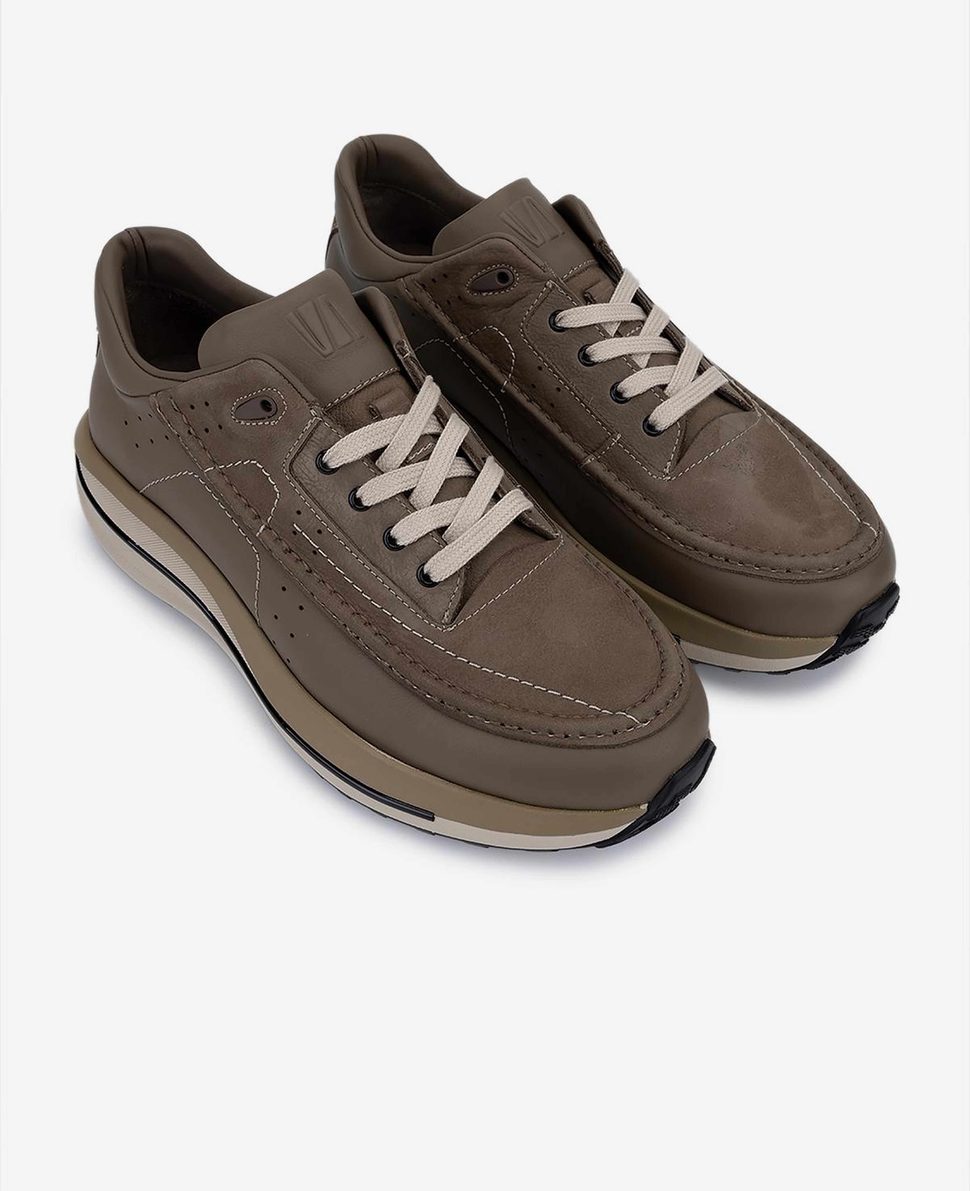 Valmenti Erkek Hakiki Deri Vizon Sneakers & Spor Ayakkabı