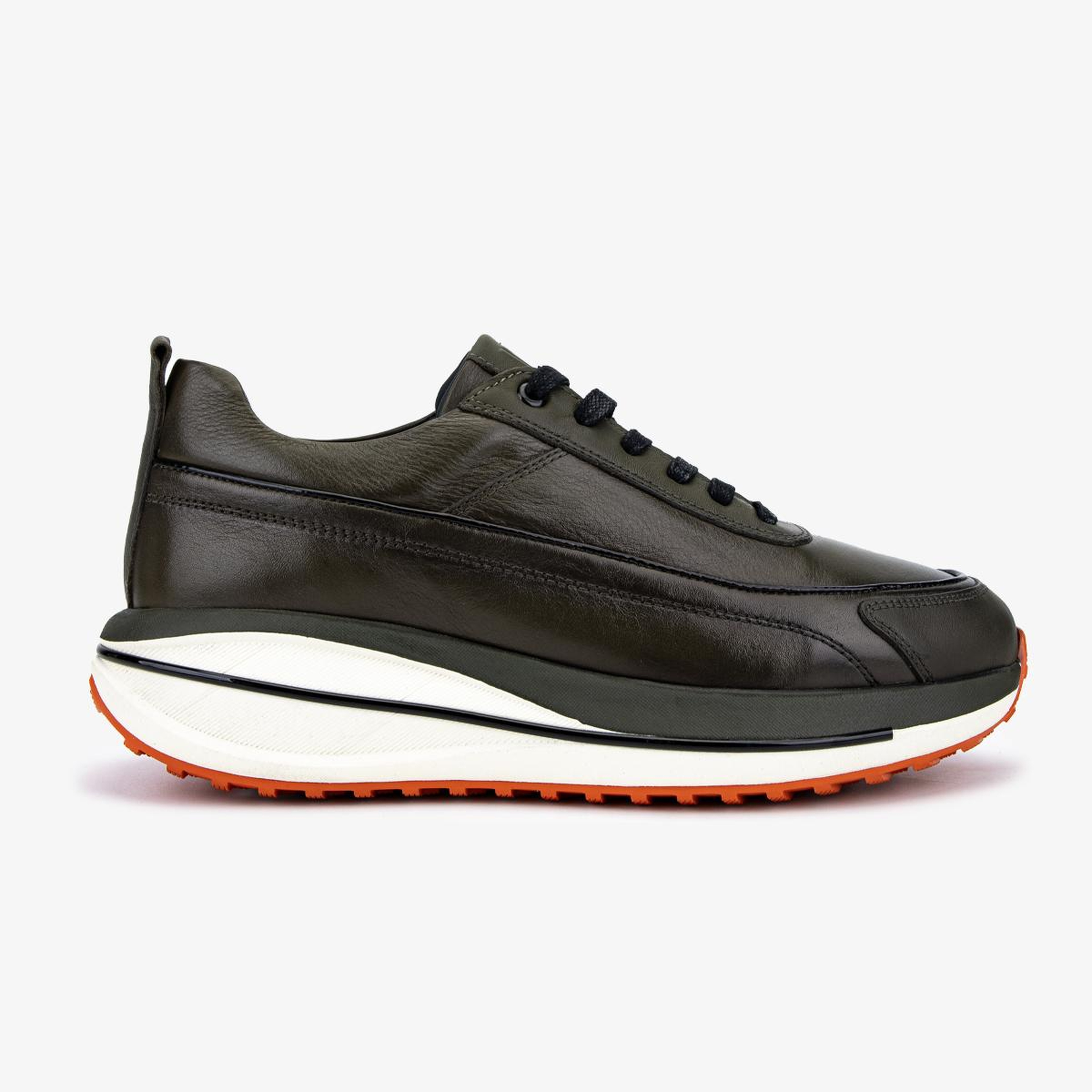 Valmenti Erkek Hakiki Deri Haki Sneakers & Spor Ayakkabı