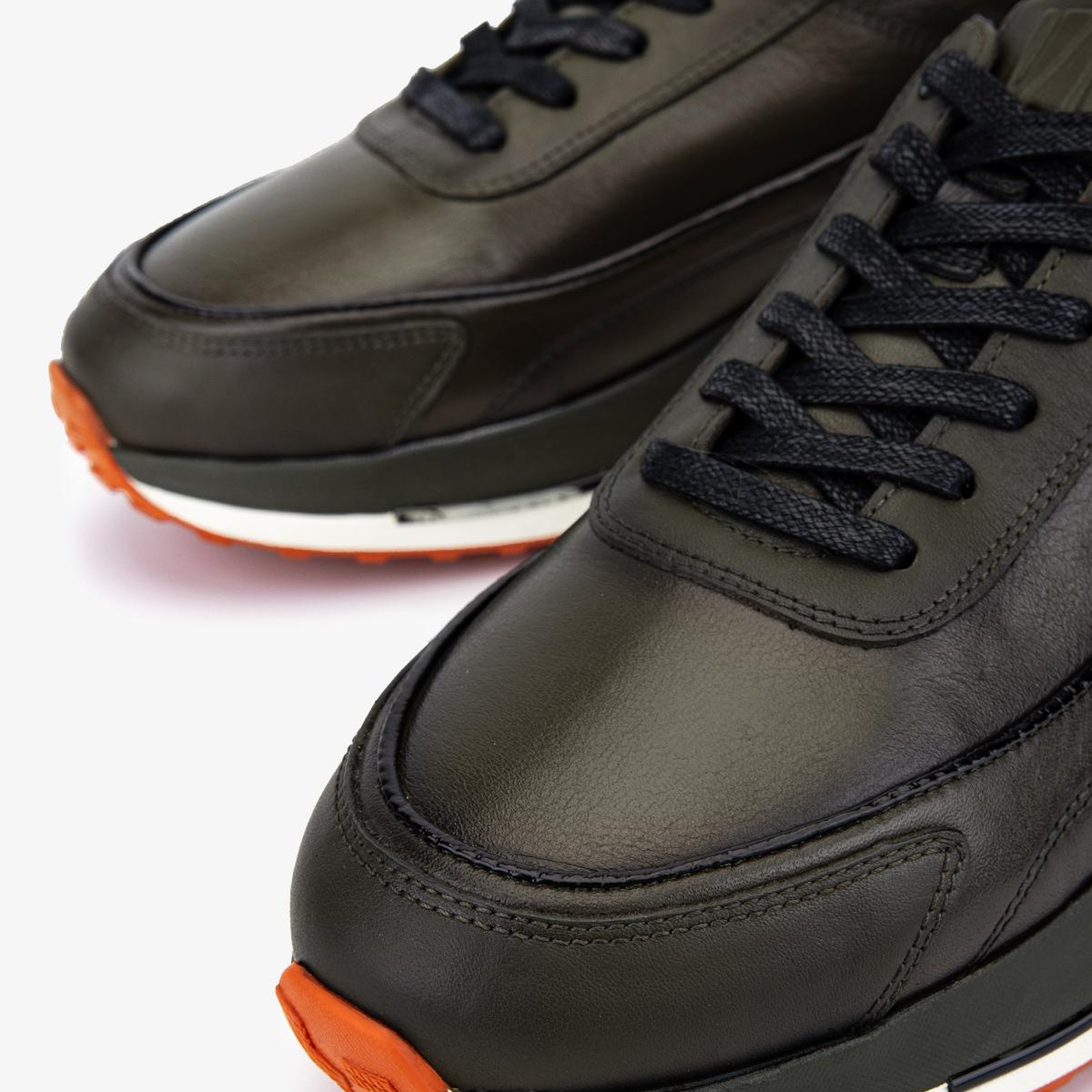 Valmenti Erkek Hakiki Deri Haki Sneakers & Spor Ayakkabı