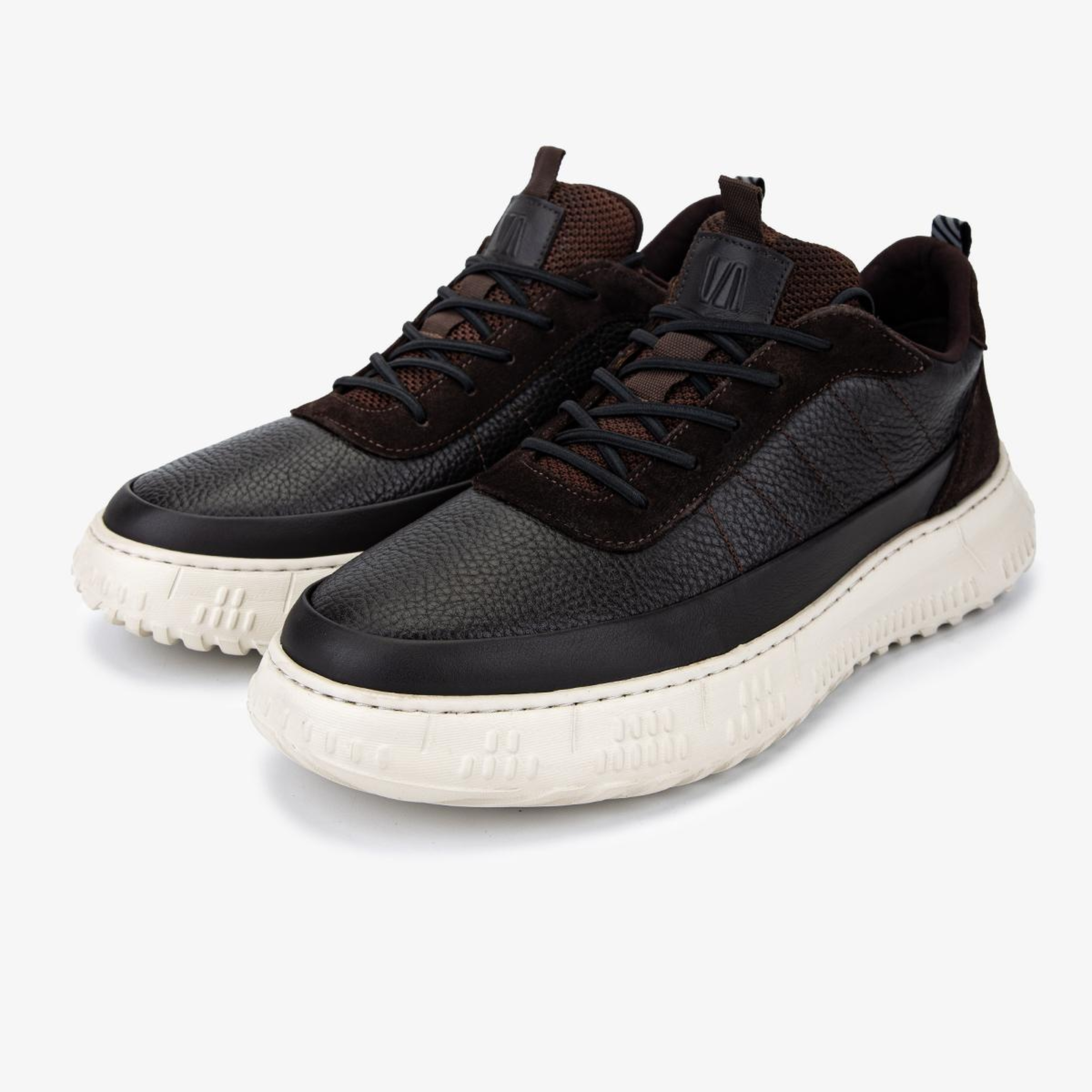 Valmenti Erkek Hakiki Deri Kahverengi Süet Sneakers & Spor Ayakkabı